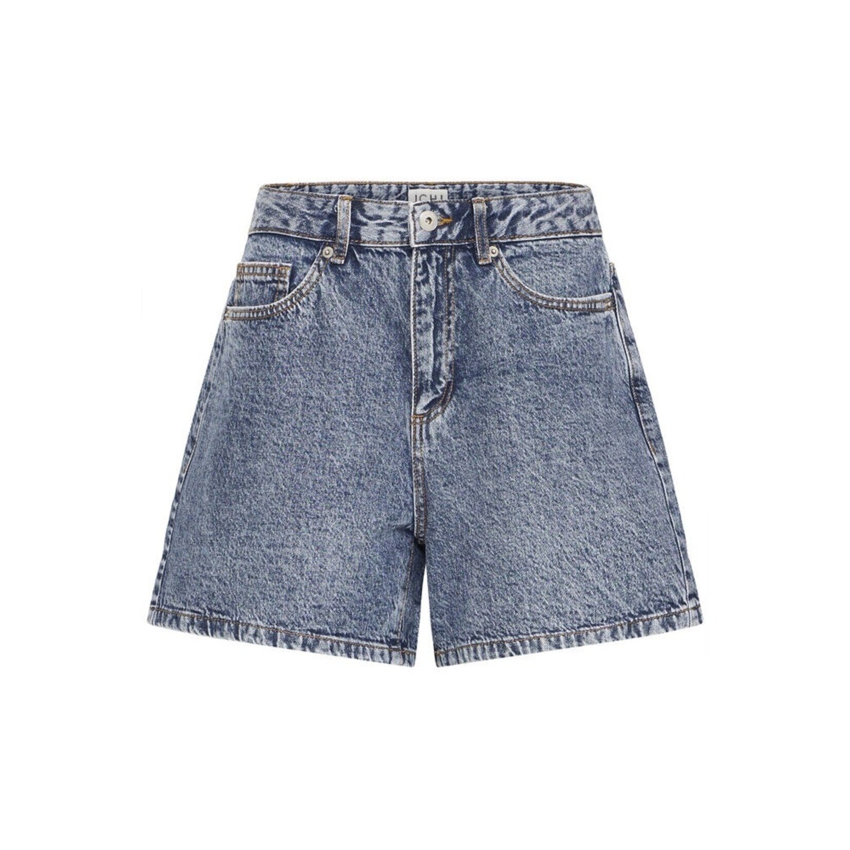 ICHI Ihaveny denim short med blue