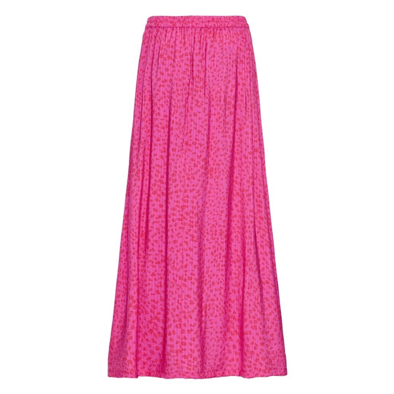 ICHI Ihjeeva maxi skirt roze/rood