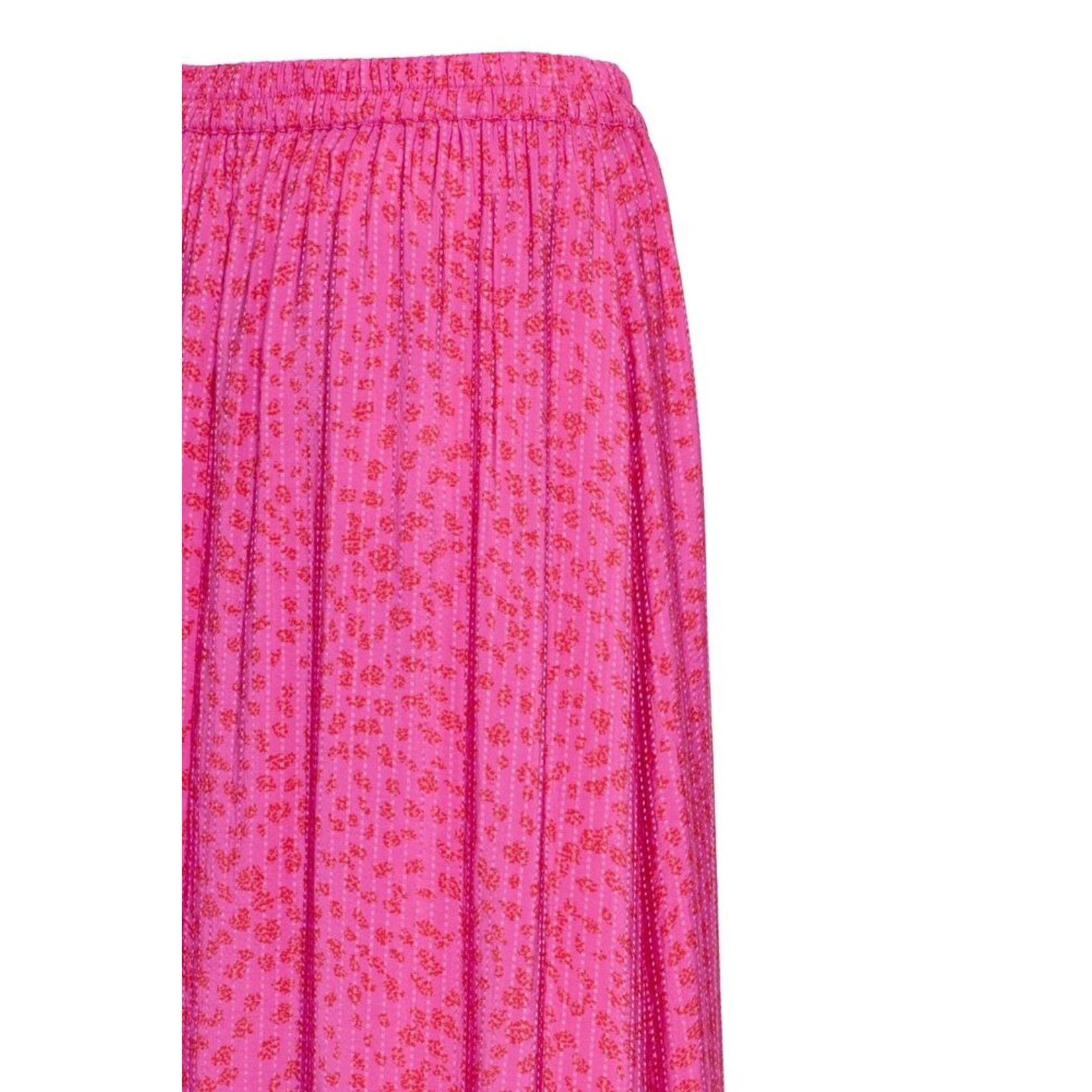 ICHI Ihjeeva maxi skirt roze/rood