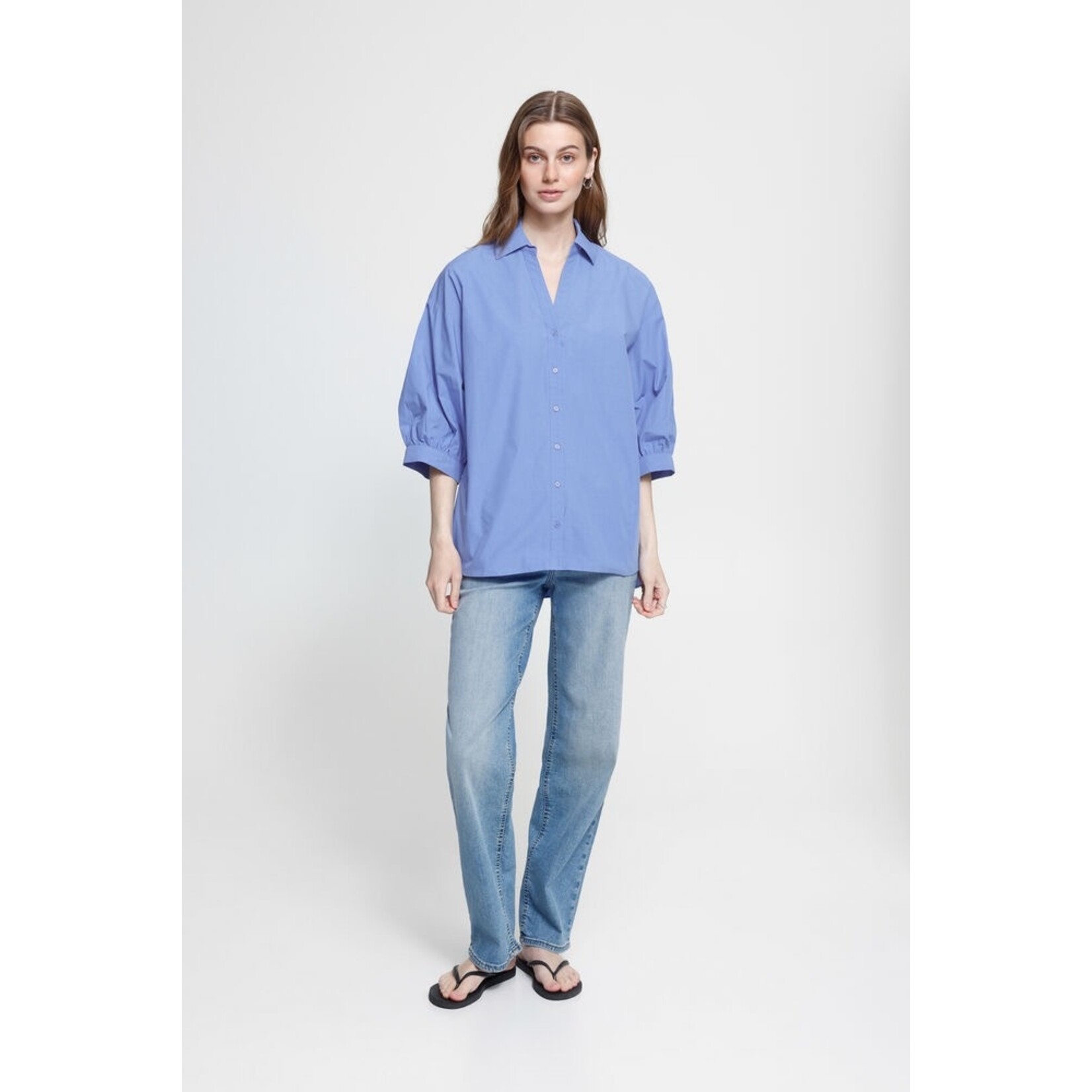 ICHI Ihjalba  blouse blauw