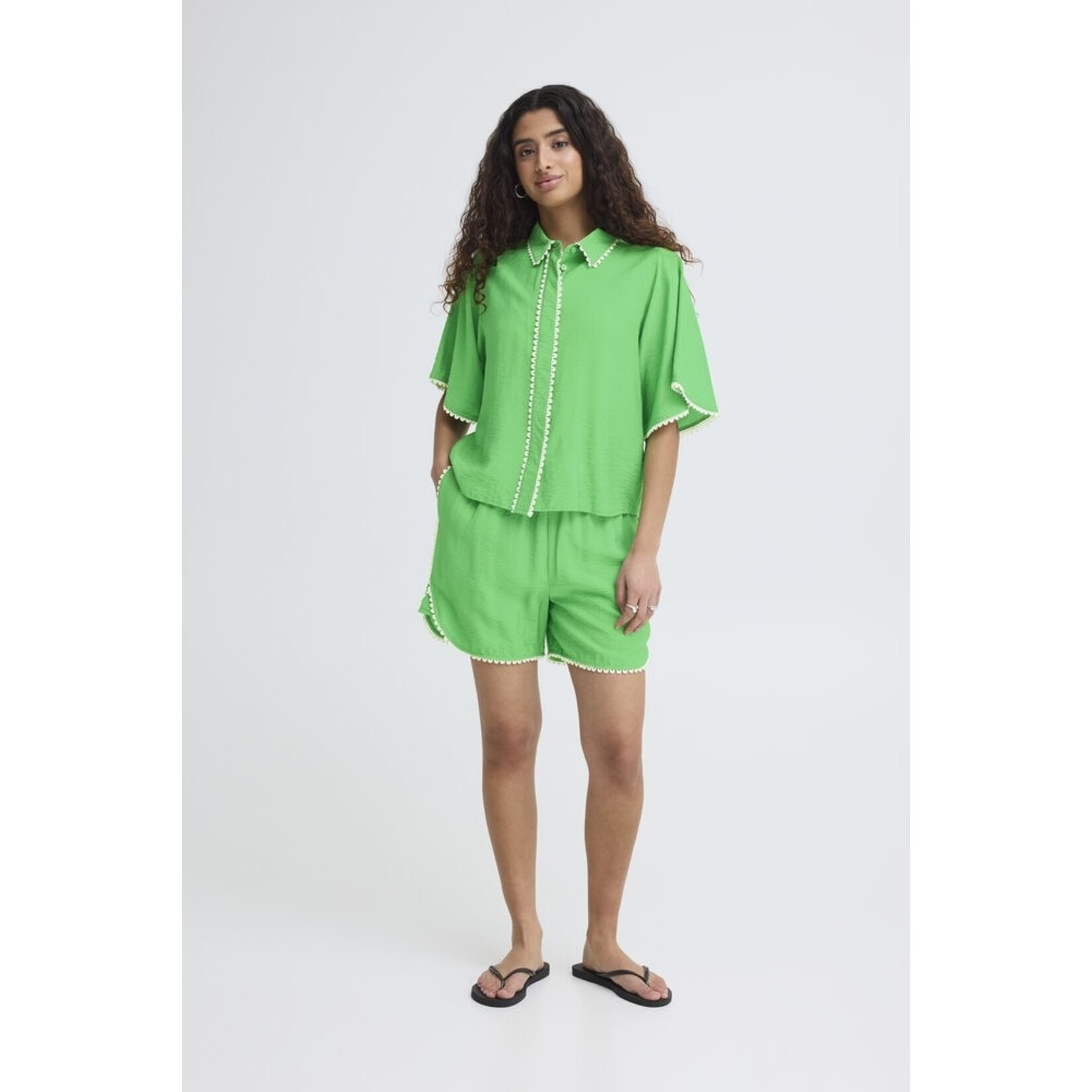ICHI Ihleni blouse groen