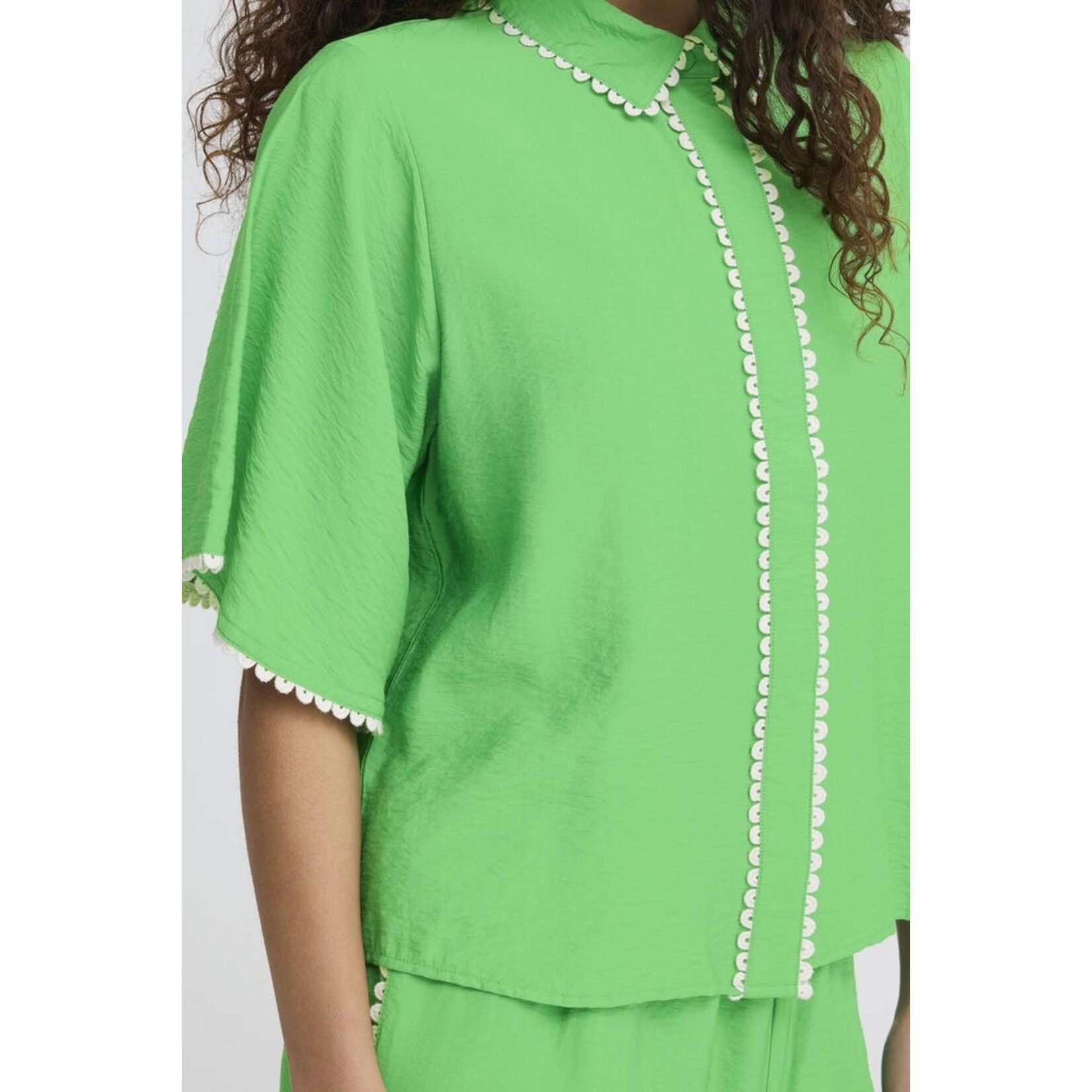 ICHI Ihleni blouse groen