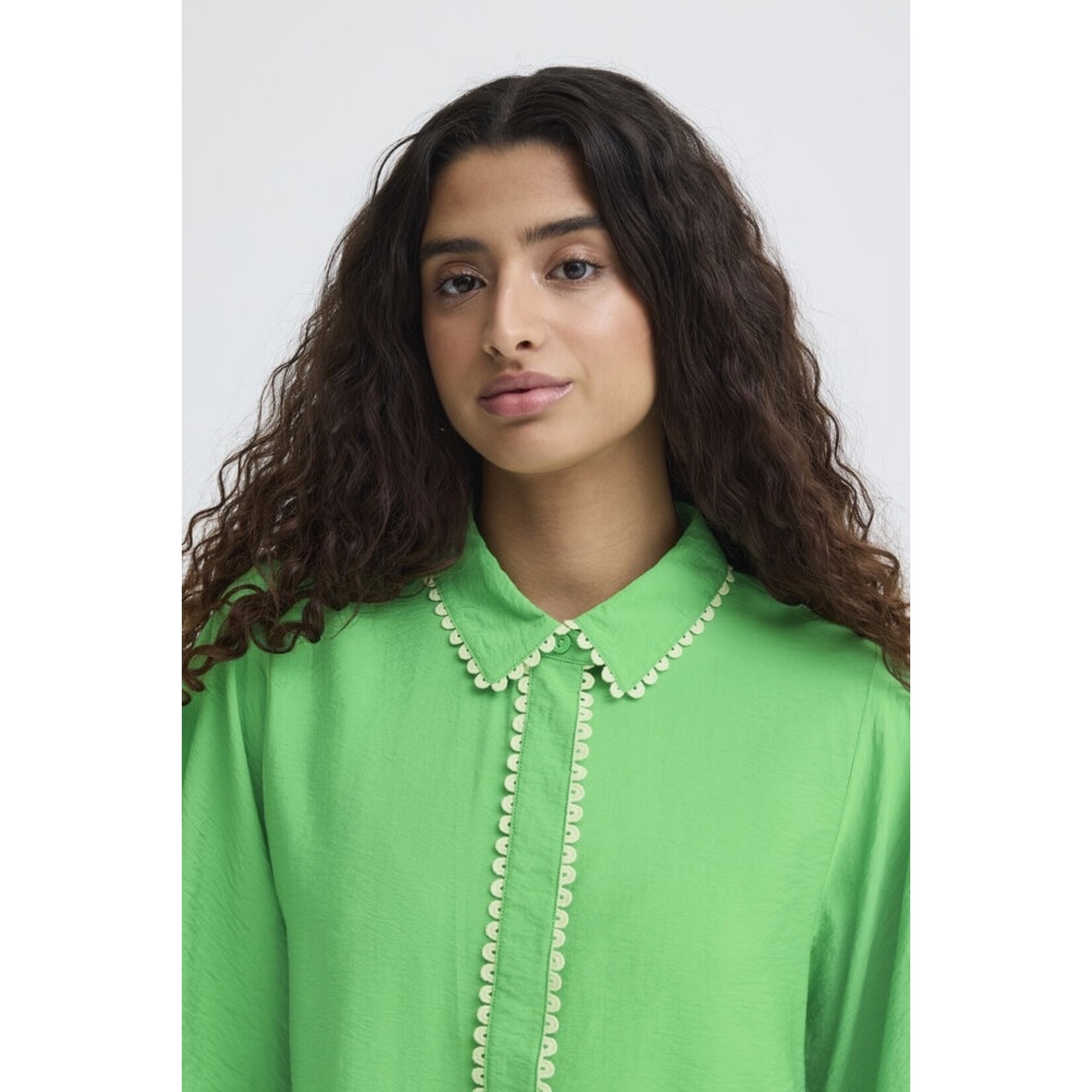 ICHI Ihleni blouse groen