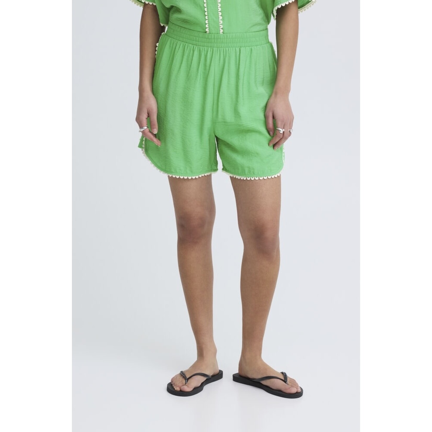 ICHI Ihleni shorts groen