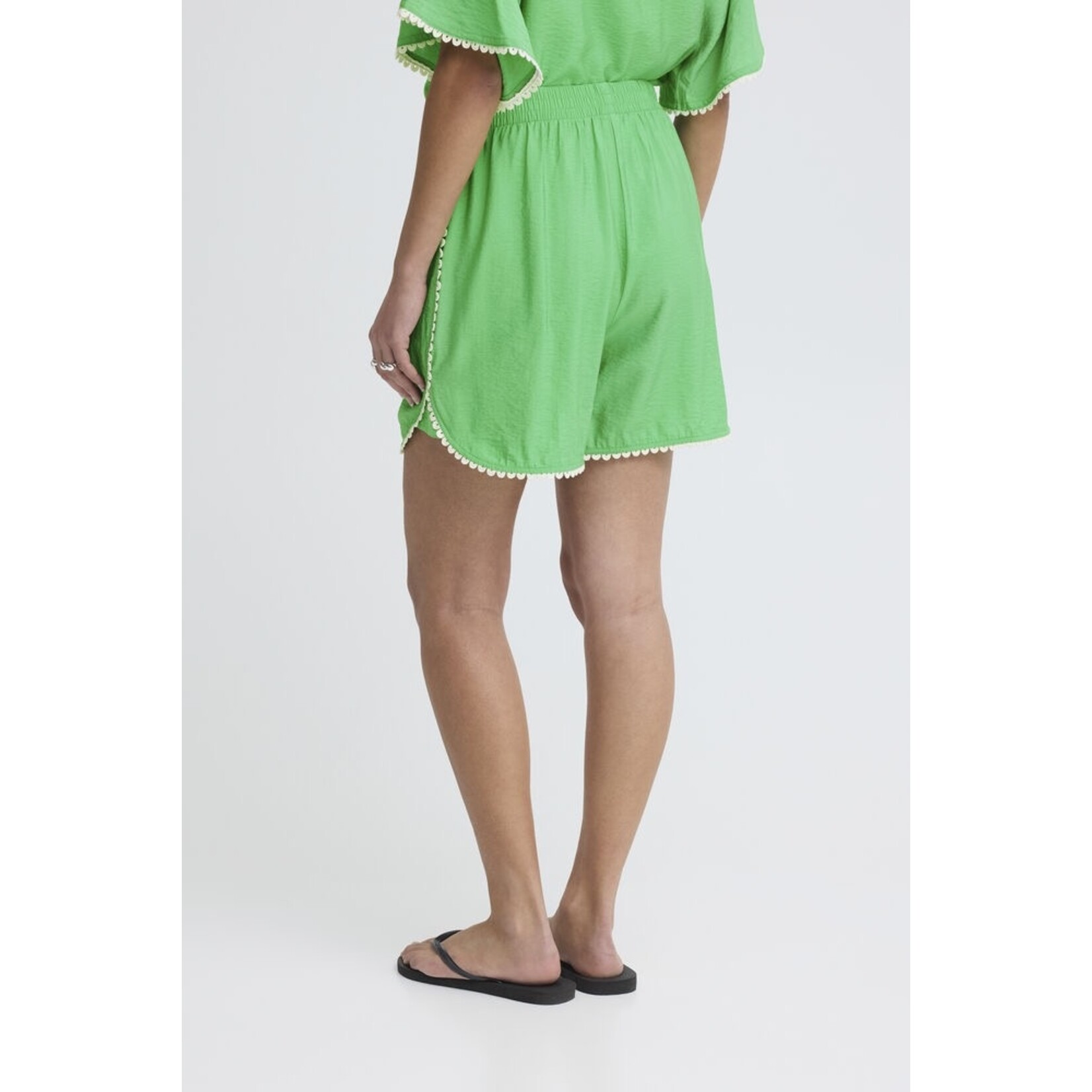 ICHI Ihleni shorts groen