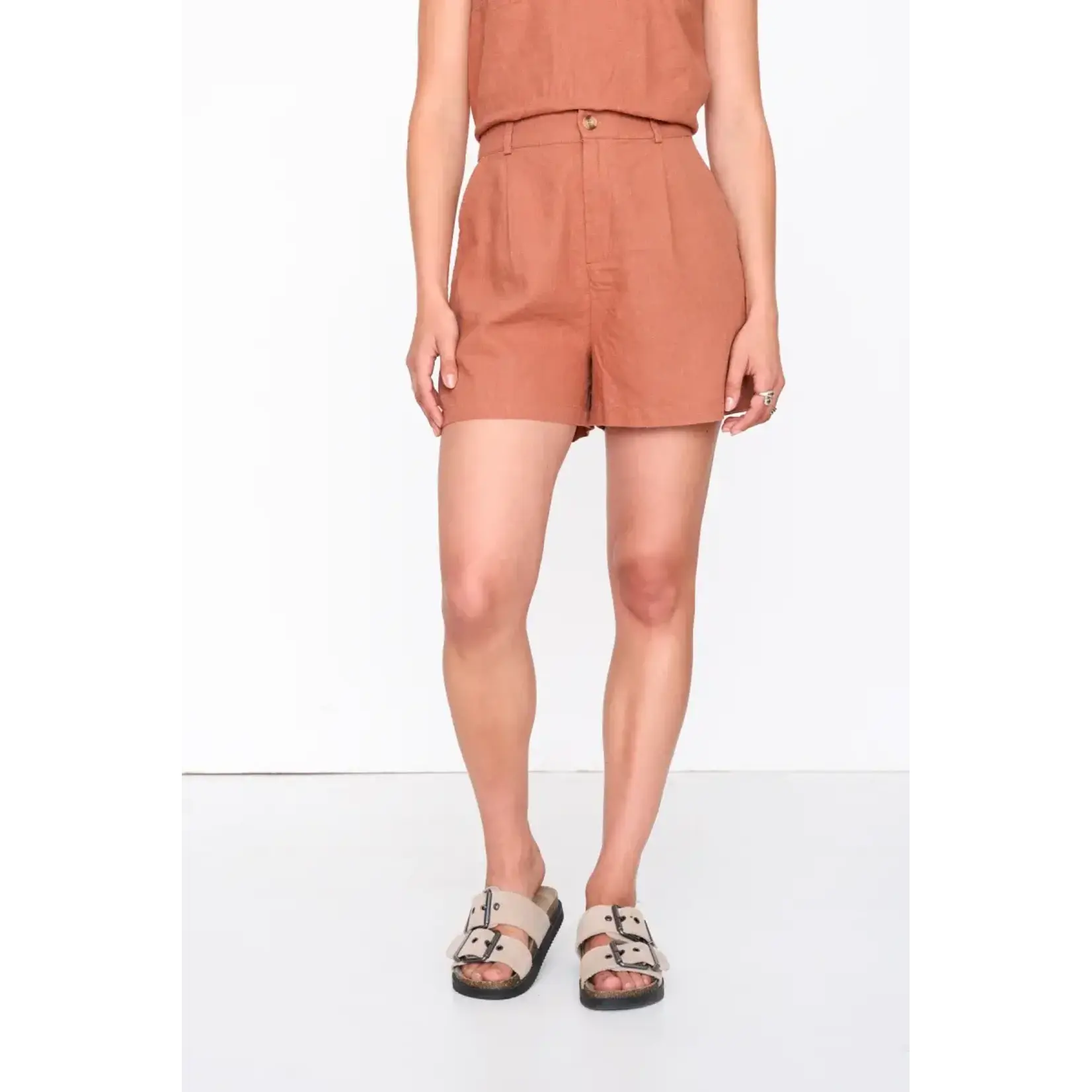 24Colours 24Colours shorts Astrid rust