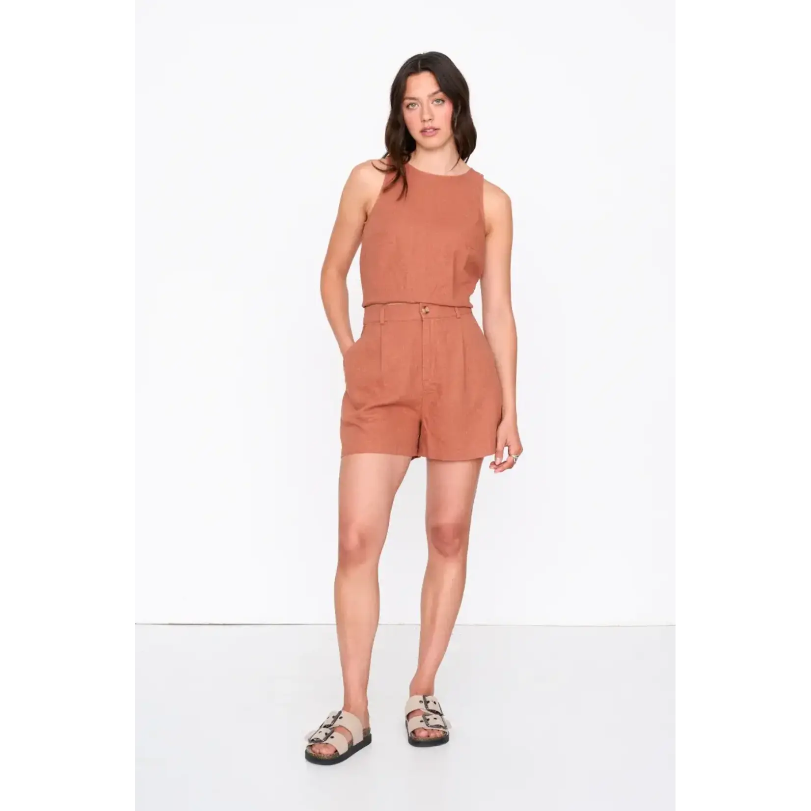 24Colours 24Colours shorts Astrid rust