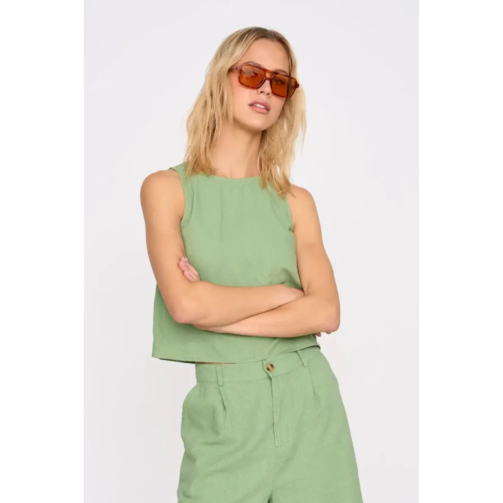 24Colours 24Colours shorts Astrid groen