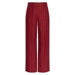 Moss Copenhagen MSCH Claritte linnen broek rood streep