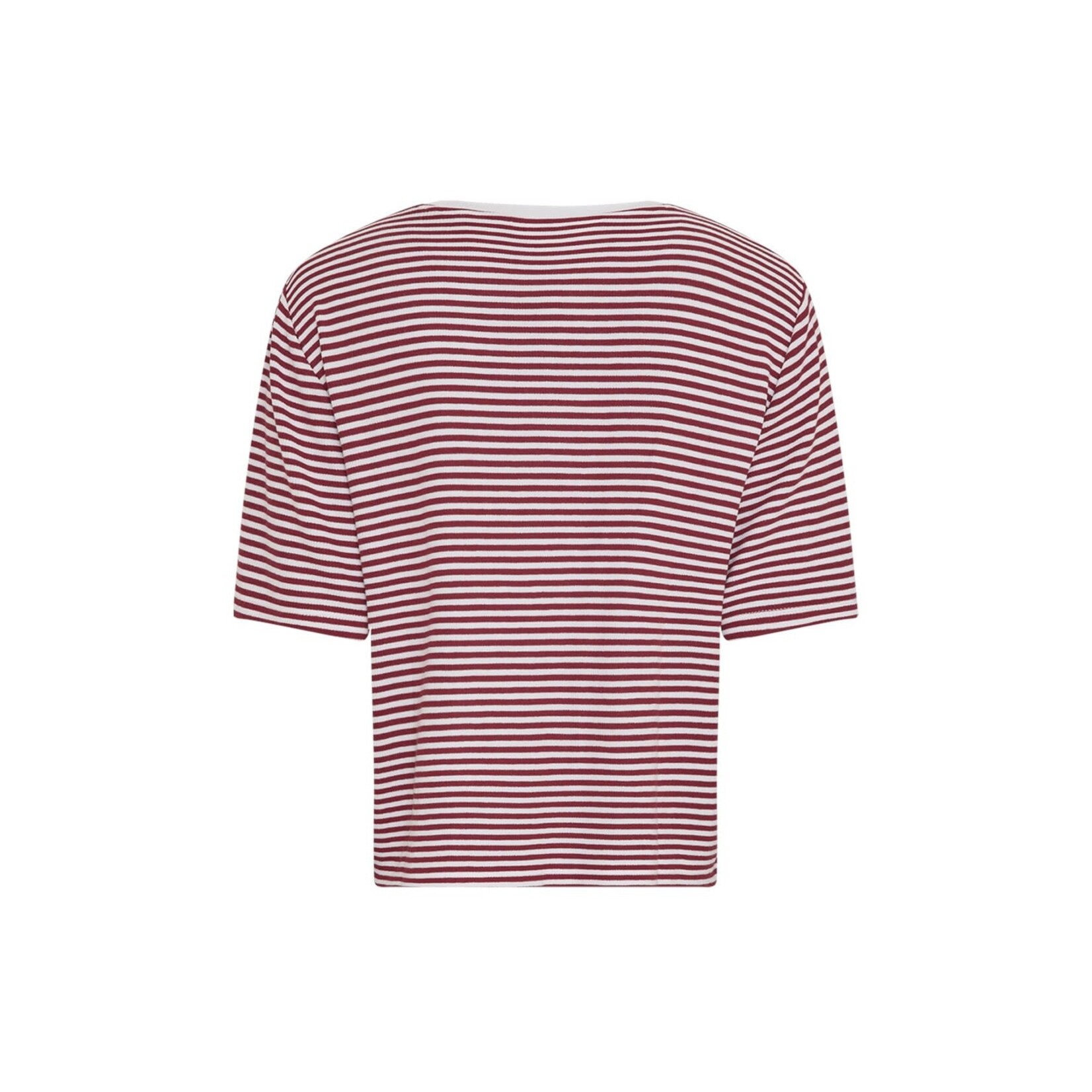Moss Copenhagen MSCH Jana t-shirt streep rood