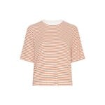 Moss Copenhagen MSCH Jana t-shirt streep oranje