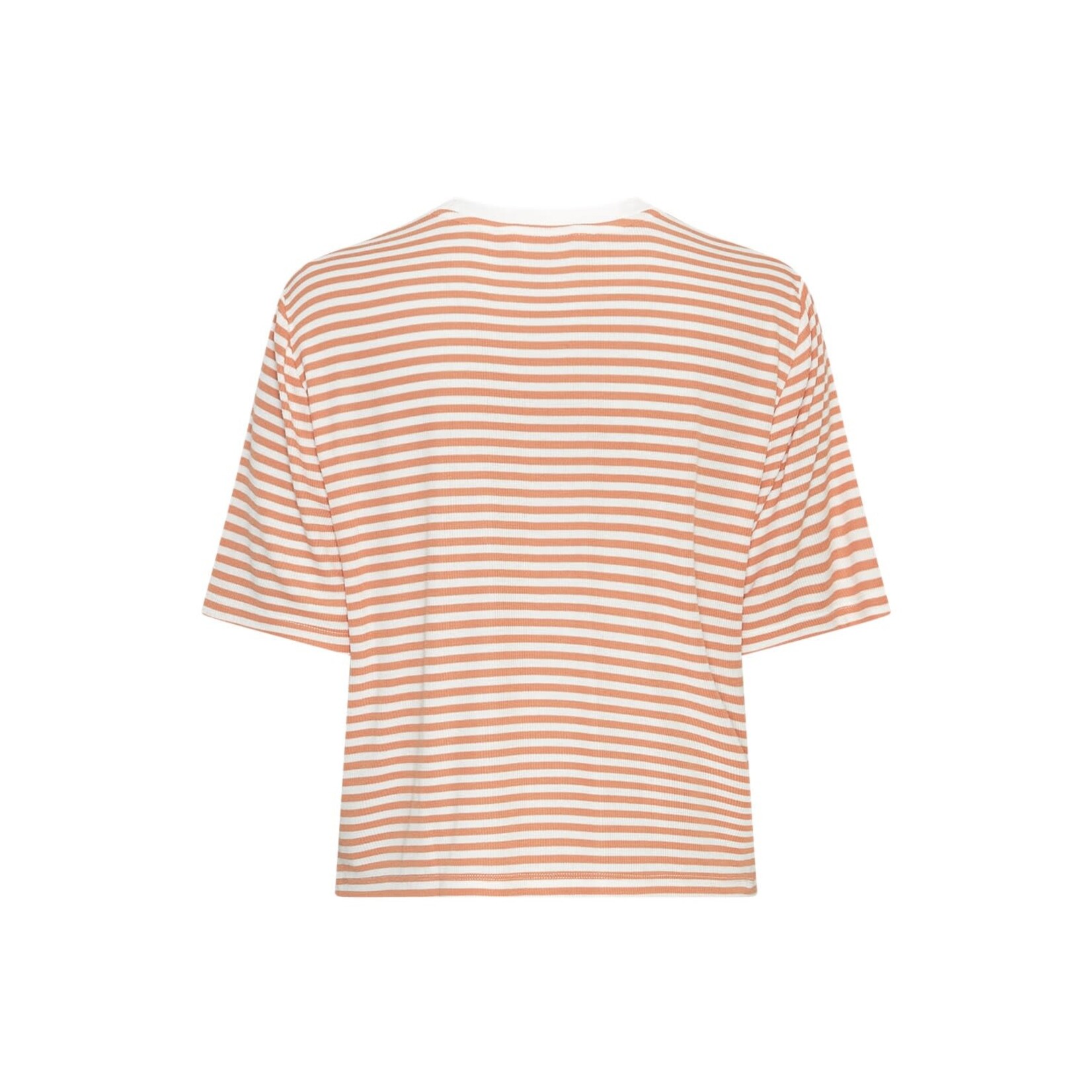 Moss Copenhagen MSCH Jana t-shirt streep oranje