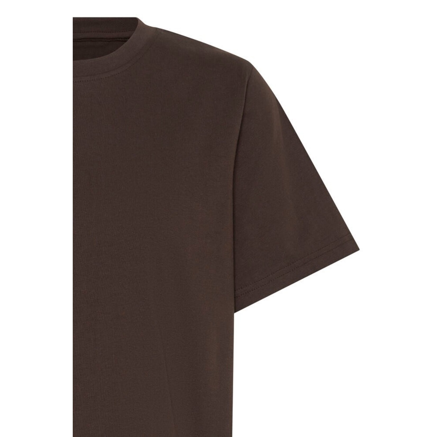 ICHI Ihpalmer basic tshirt bruin