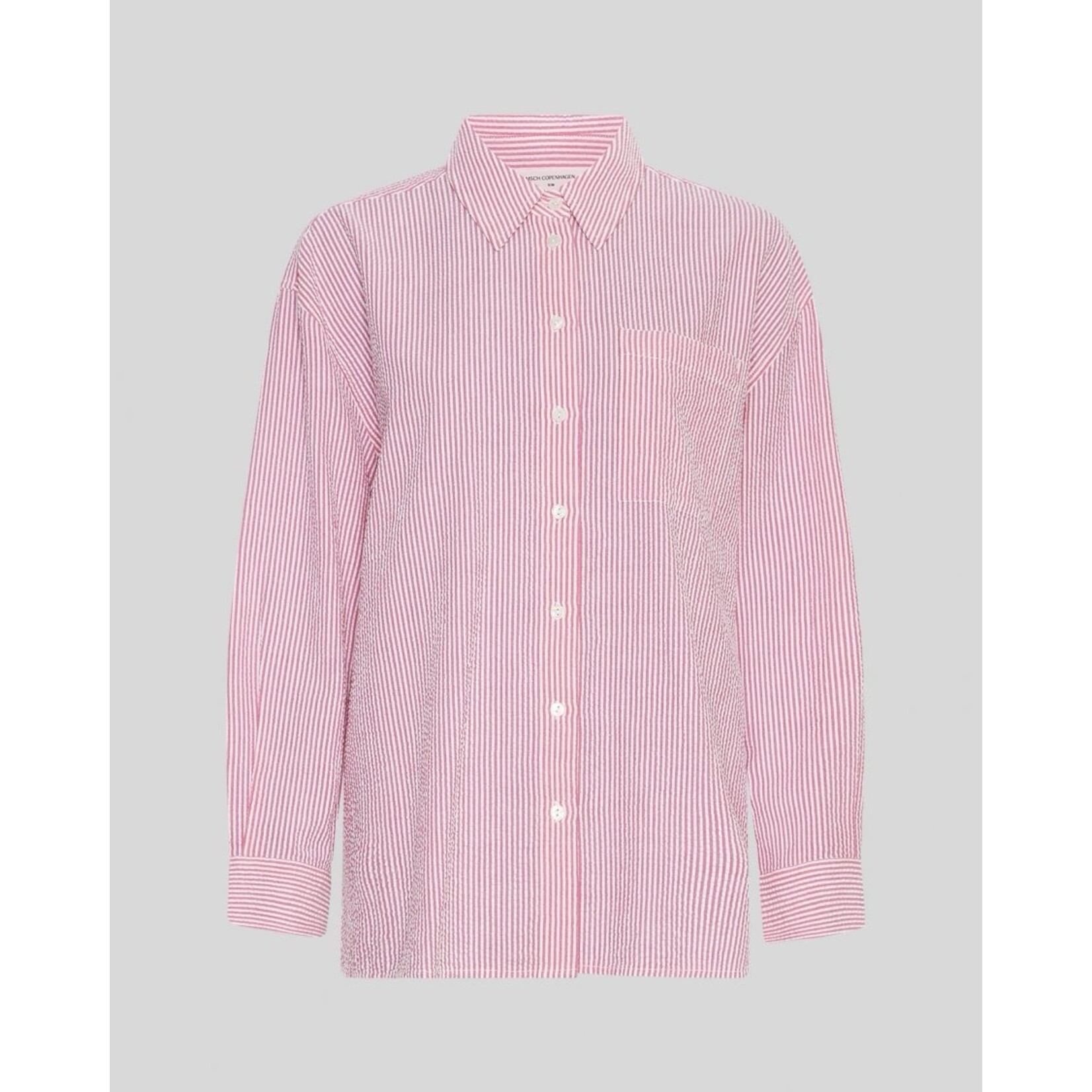 Moss Copenhagen MSCH Felicity blouse streep roze