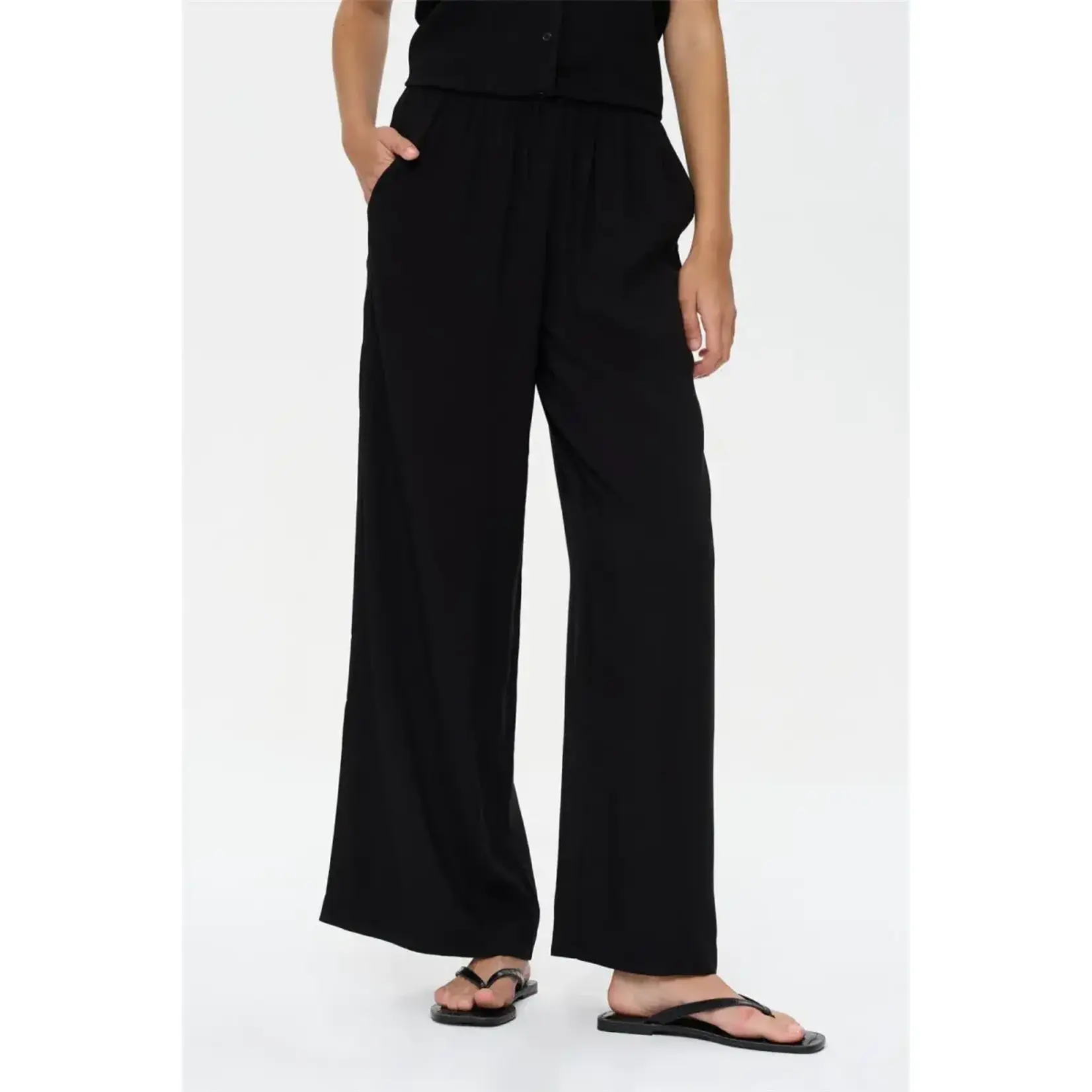24Colours 24Colours zomerbroek Romanie zwart