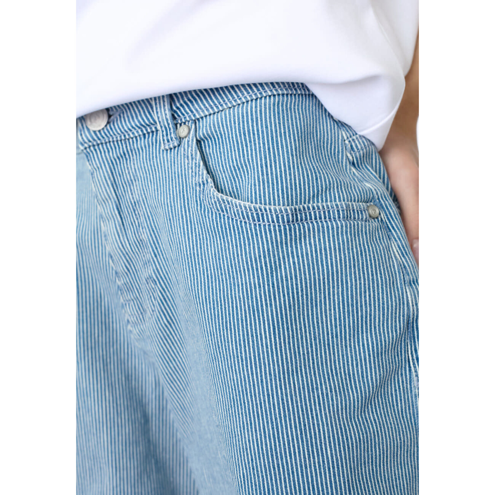 Sisters Point onea belt jeans streep