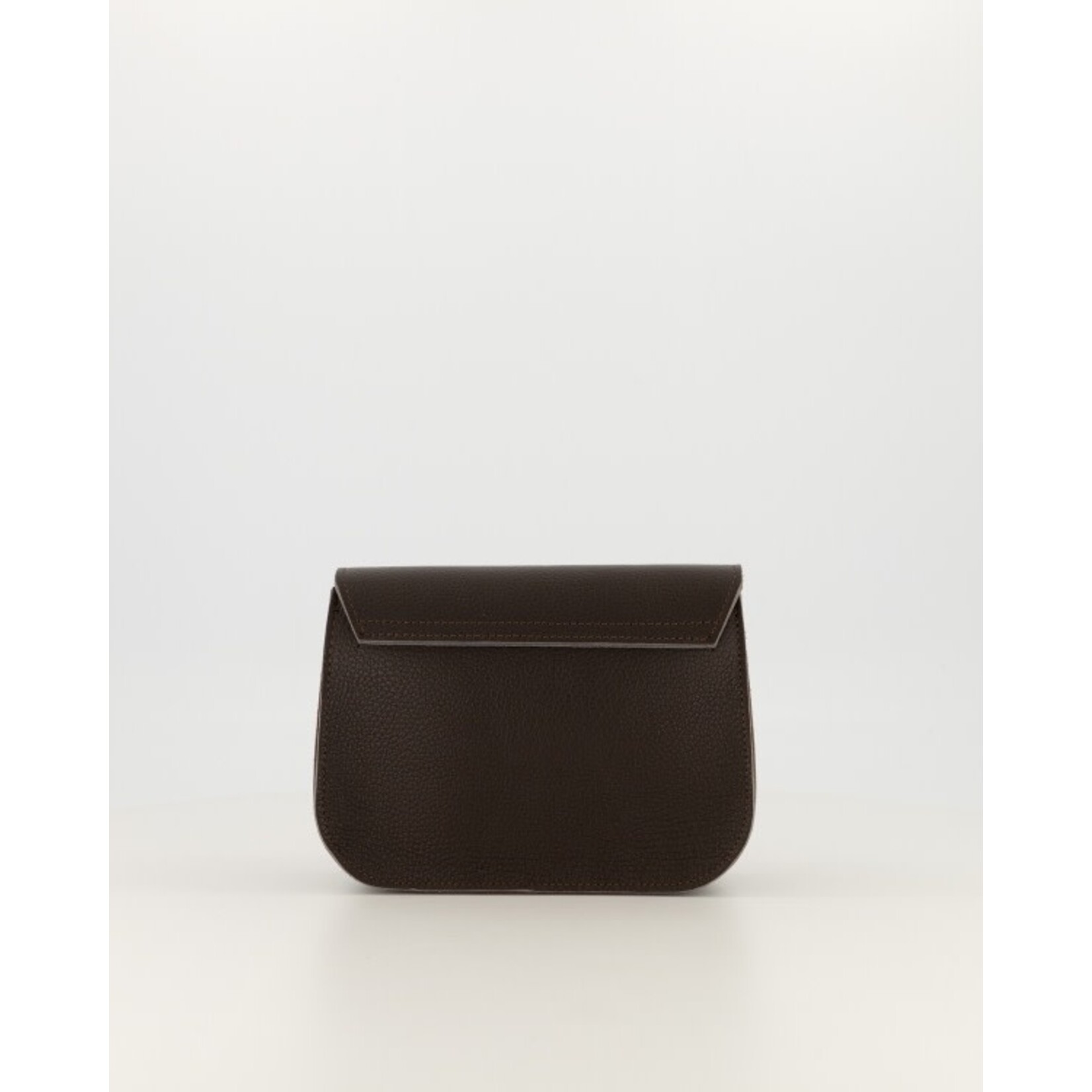 Leren tas Flora donker bruin
