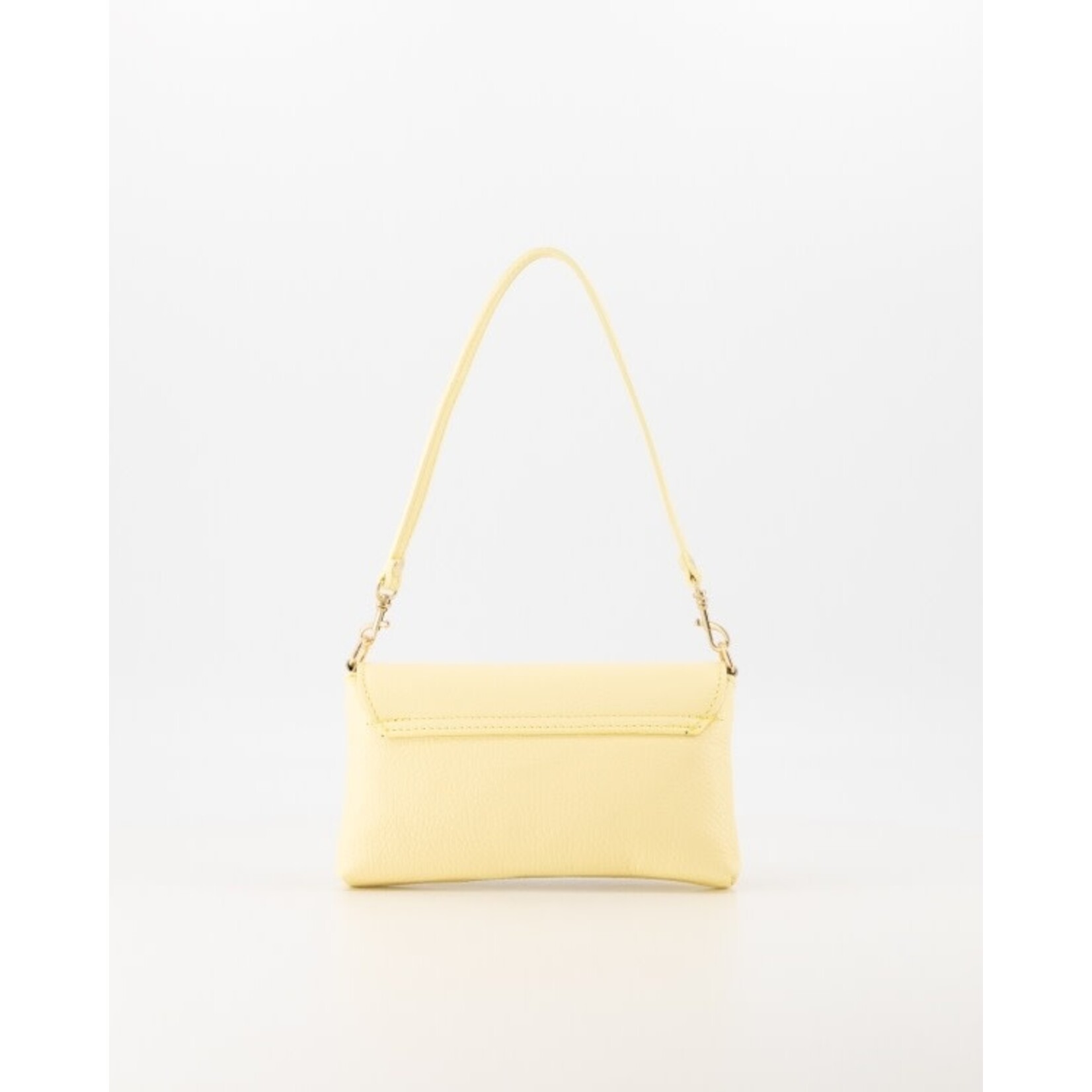 Leren tas Lara butter yellow