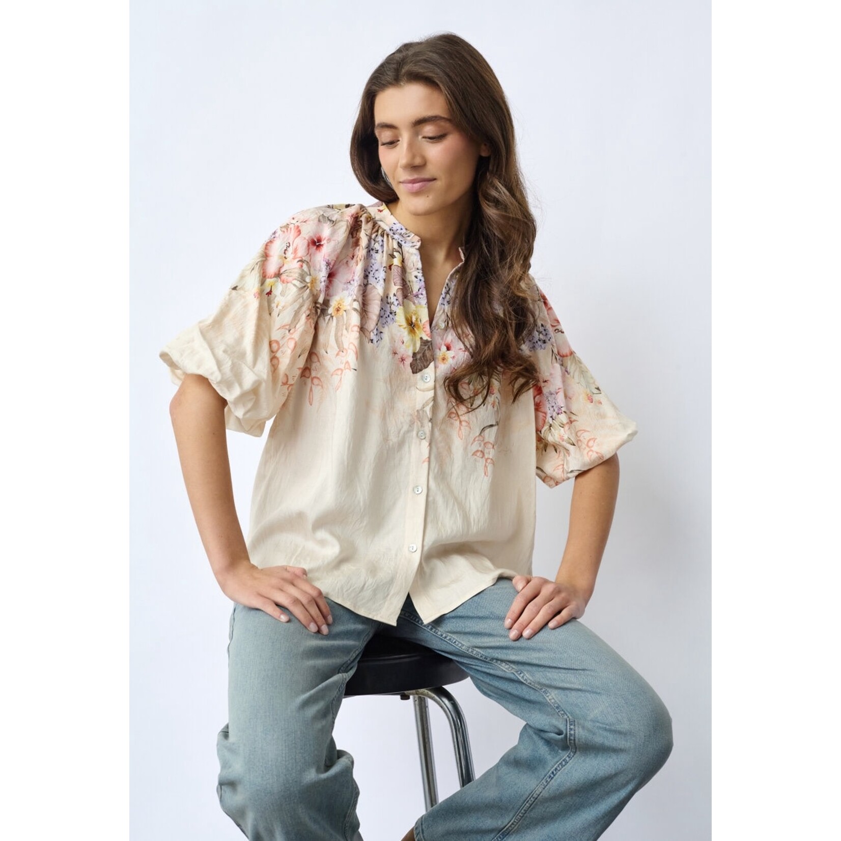 Sisters Point Elice blouse flower