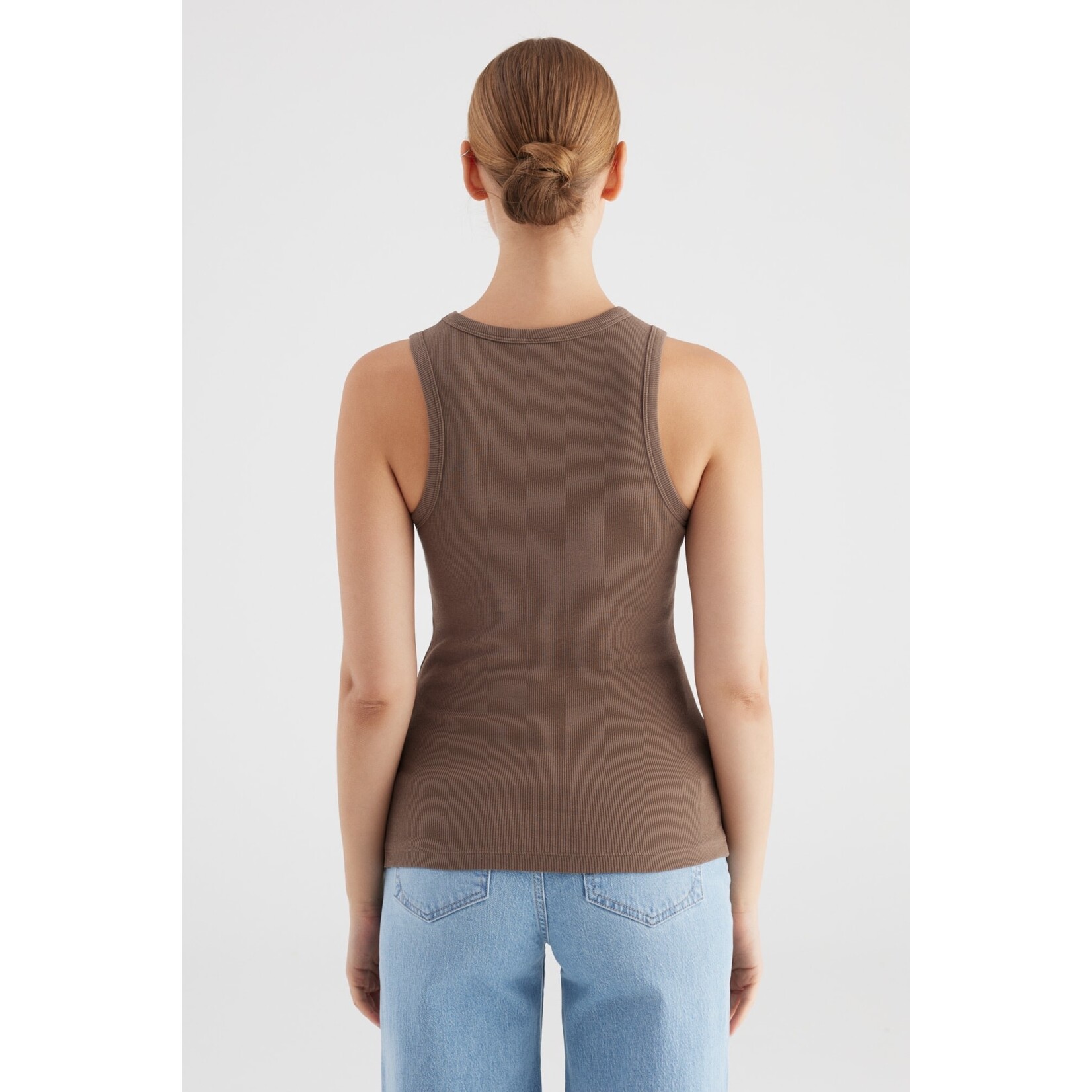 C.O.J. COJ top Liv taupe