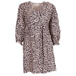 Jurk Nadine leopard navy