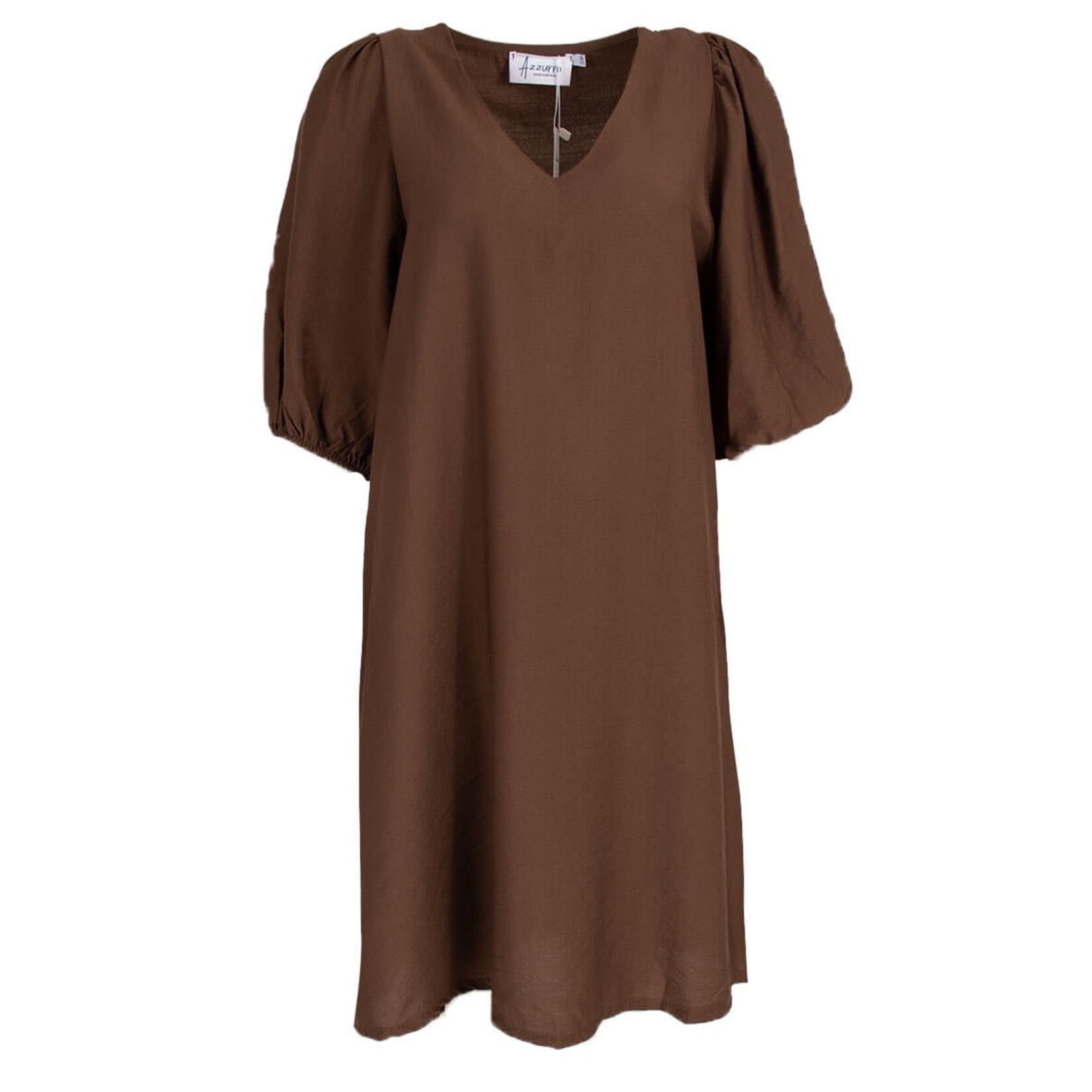 Azzurro dress Veronica bruin