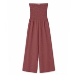 Jumpsuit linnen Sara oud roze