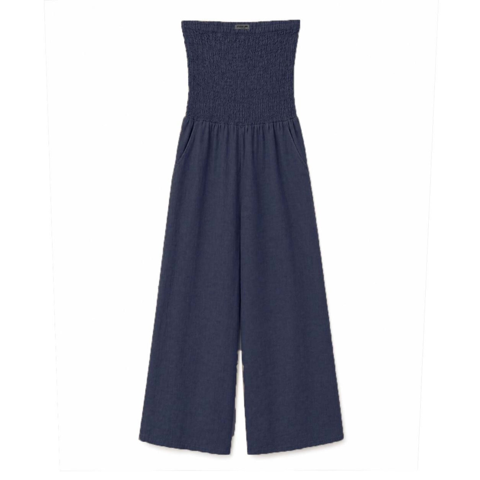 Jumpsuit linnen Sara navy