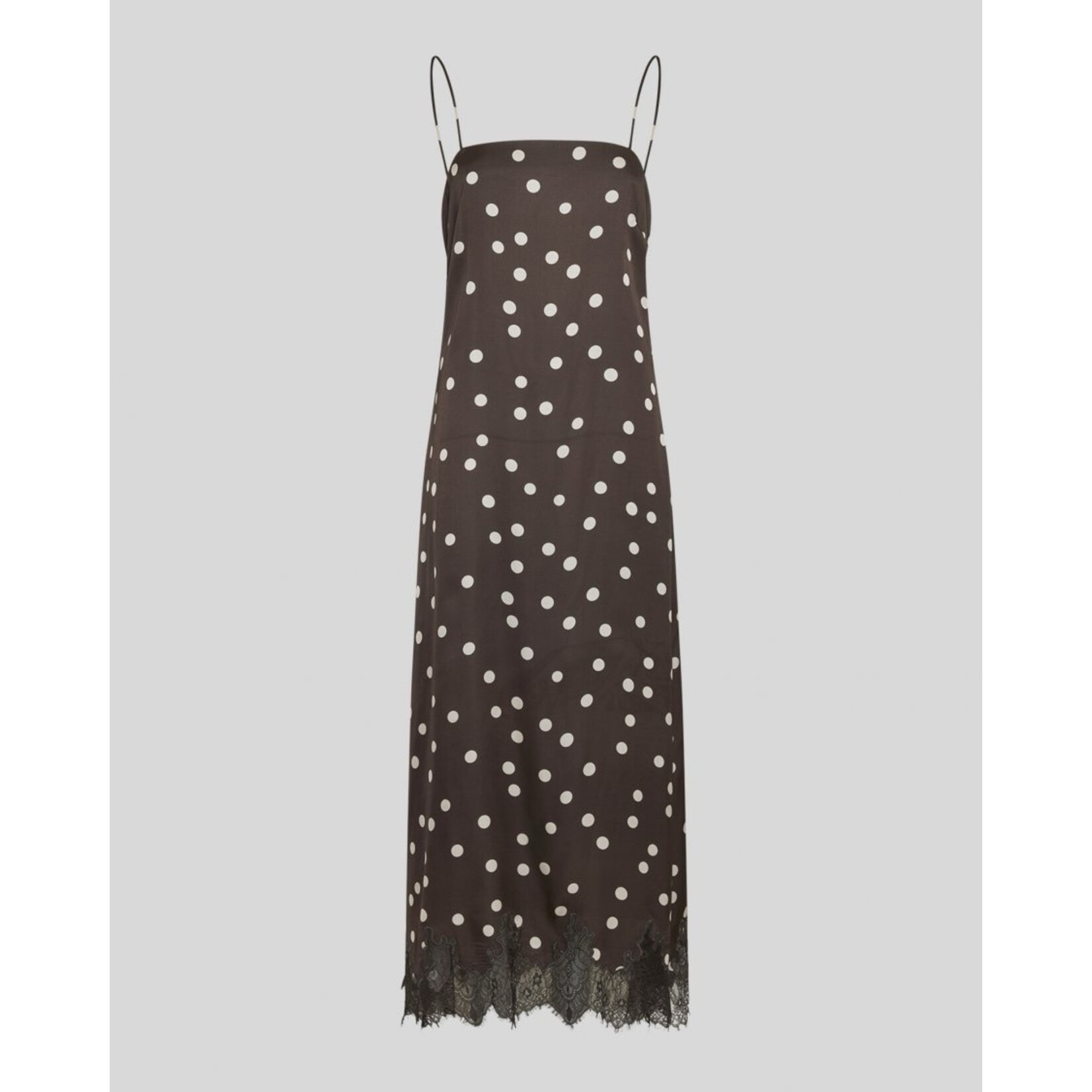 Moss Copenhagen MSCH Jionna Irida strap dress bruin dot