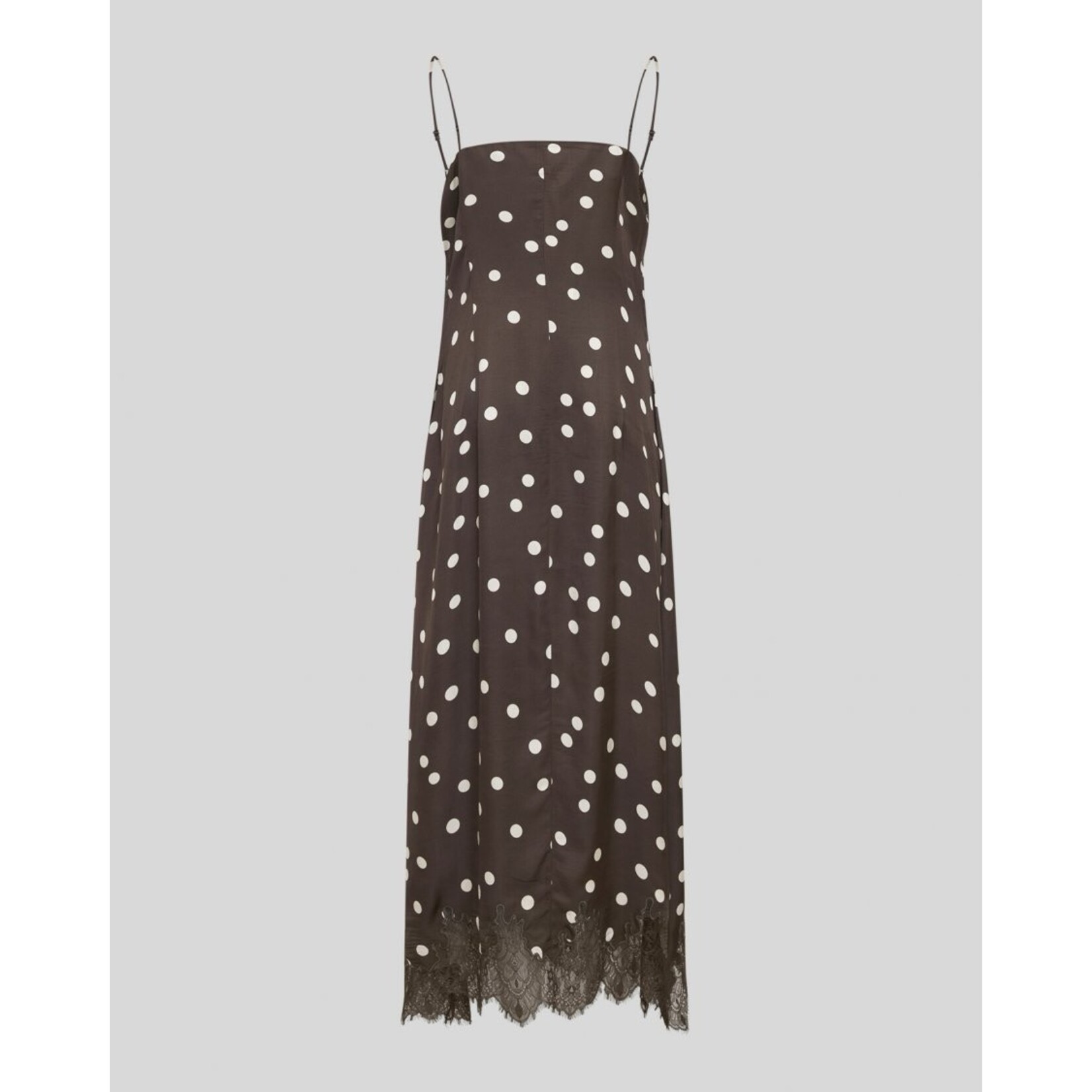 Moss Copenhagen MSCH Jionna Irida strap dress bruin dot