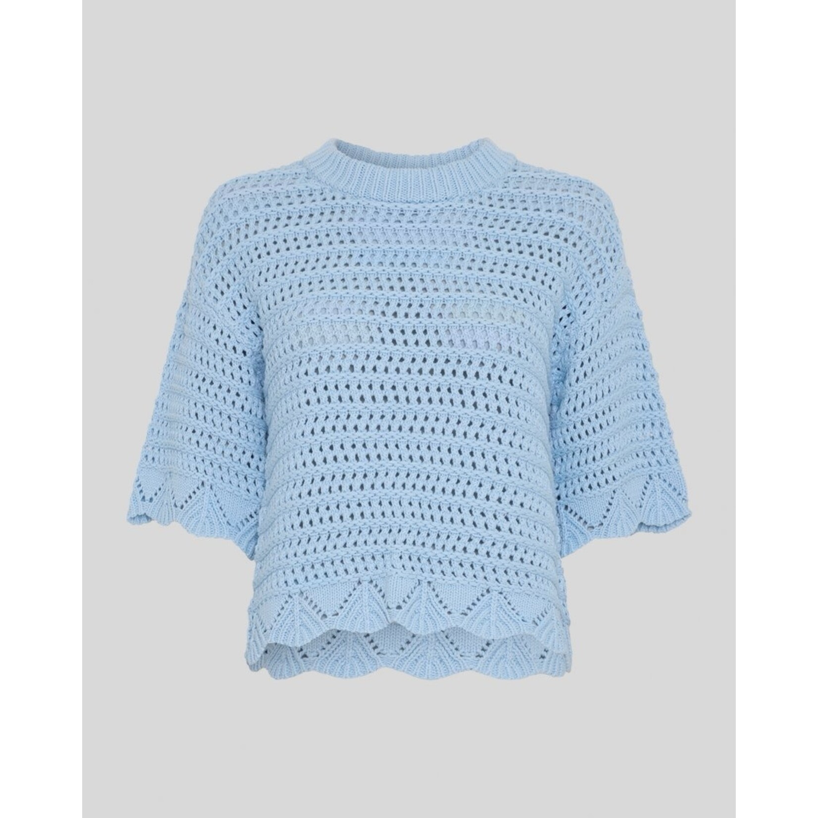 Moss Copenhagen MSCH Tabitha Fairyn 2/4 pullover licht blauw
