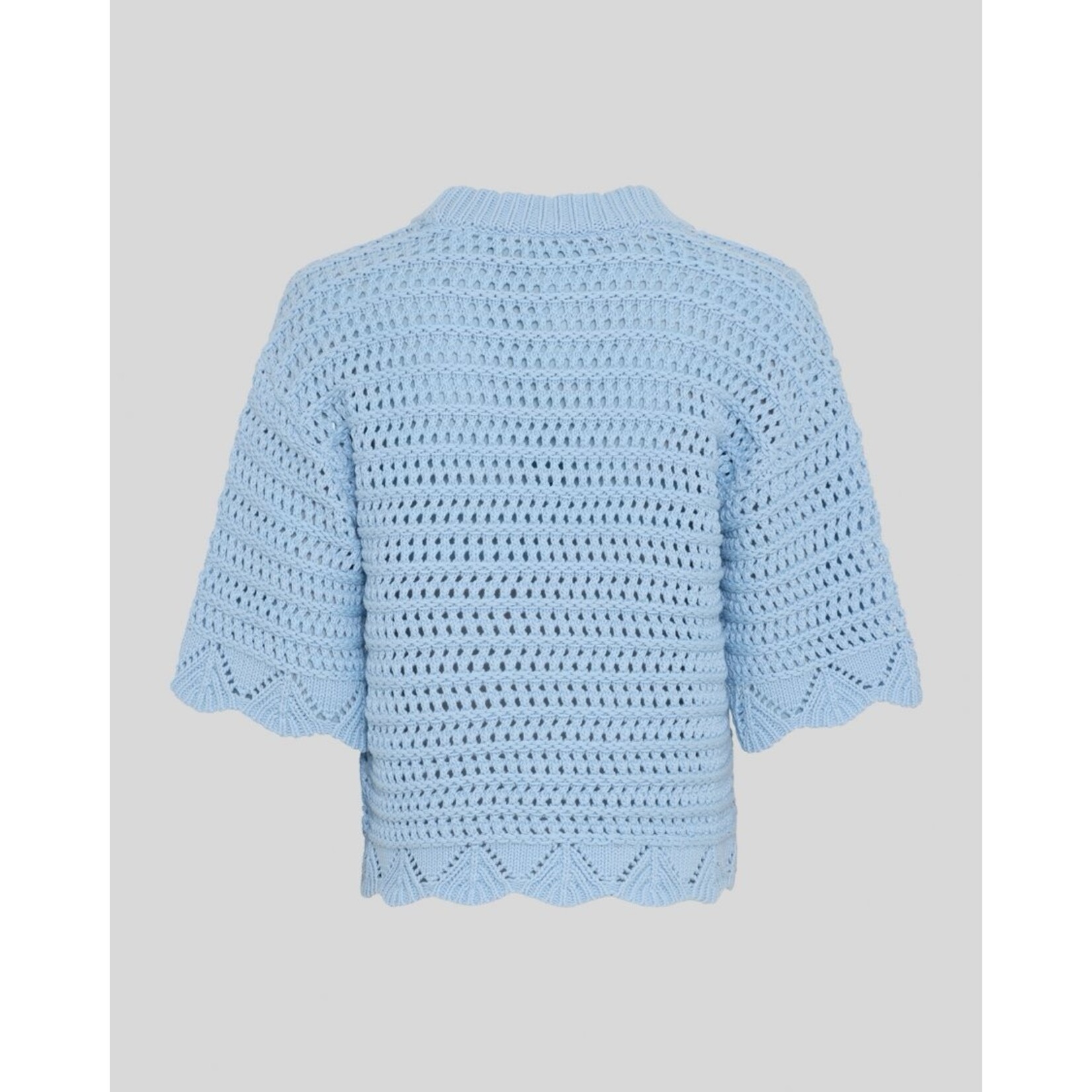 Moss Copenhagen MSCH Tabitha Fairyn 2/4 pullover licht blauw