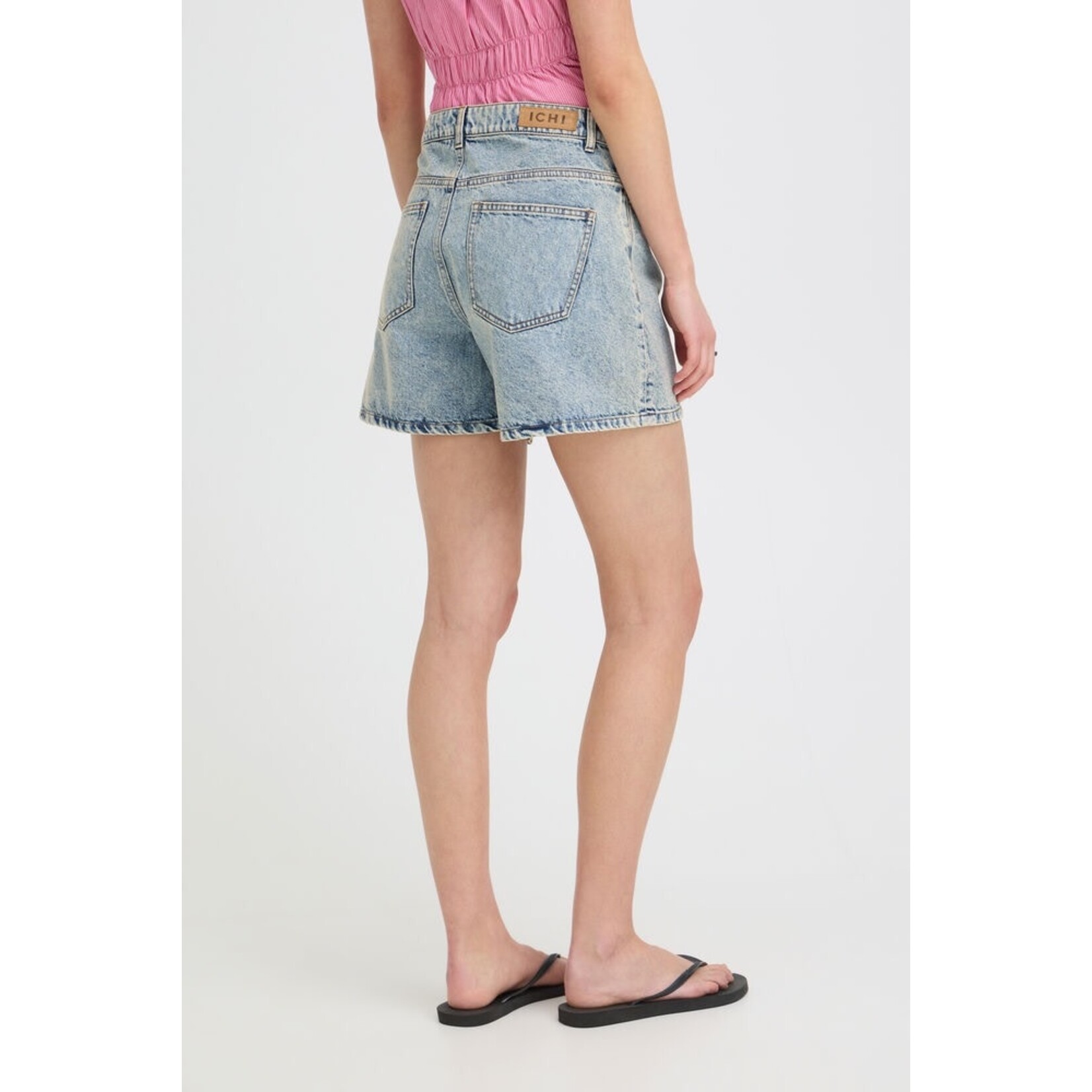 ICHI Ihaveny denim short light blue