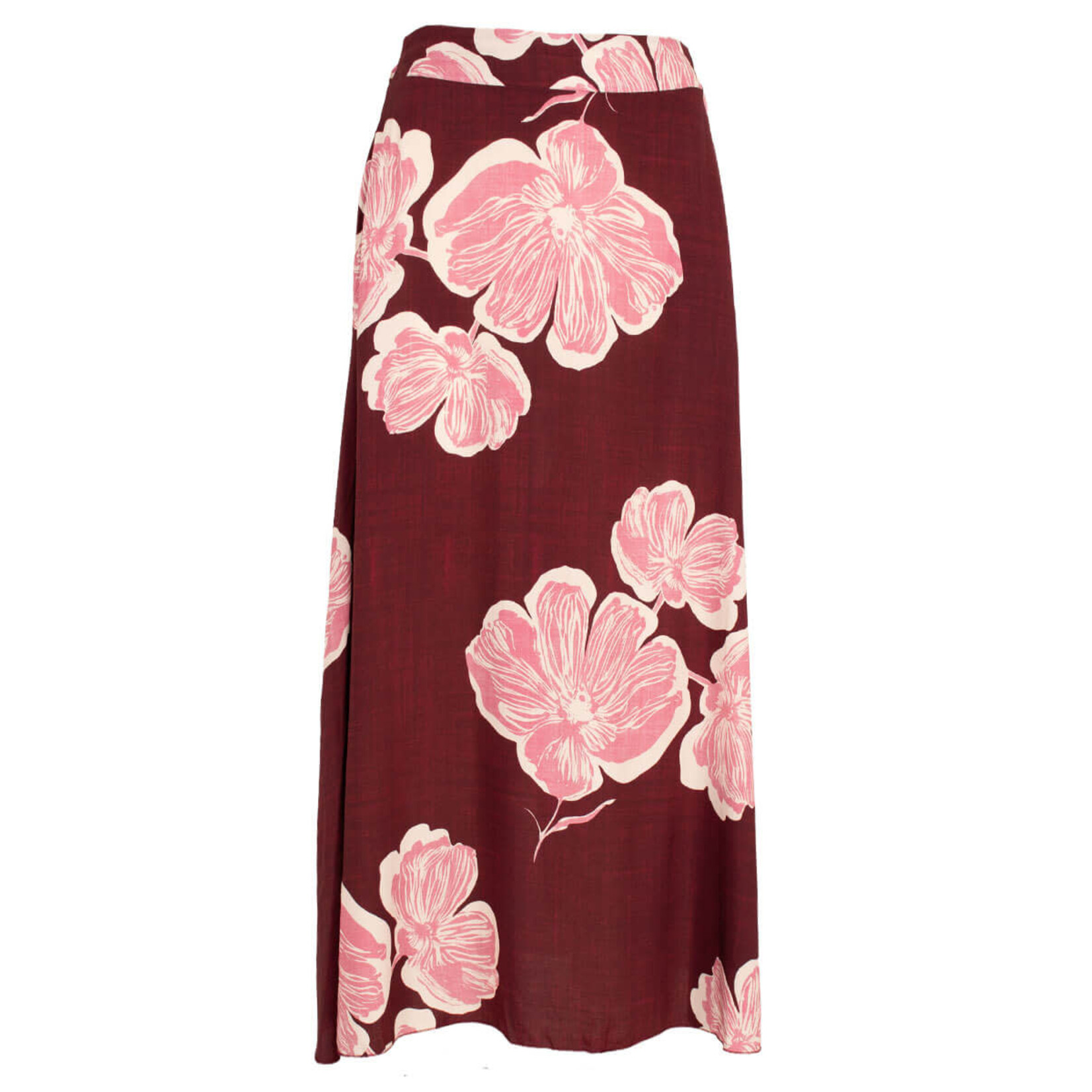 Maxi rok Amber bordeaux