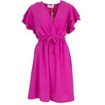 Overslag zomerjurk Sandy roze