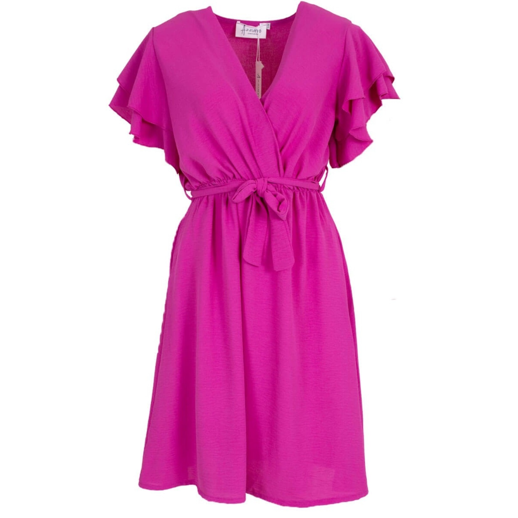 Overslag zomerjurk Sandy roze