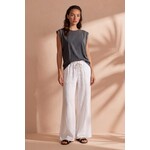 T-shirt Ashley studs antraciet