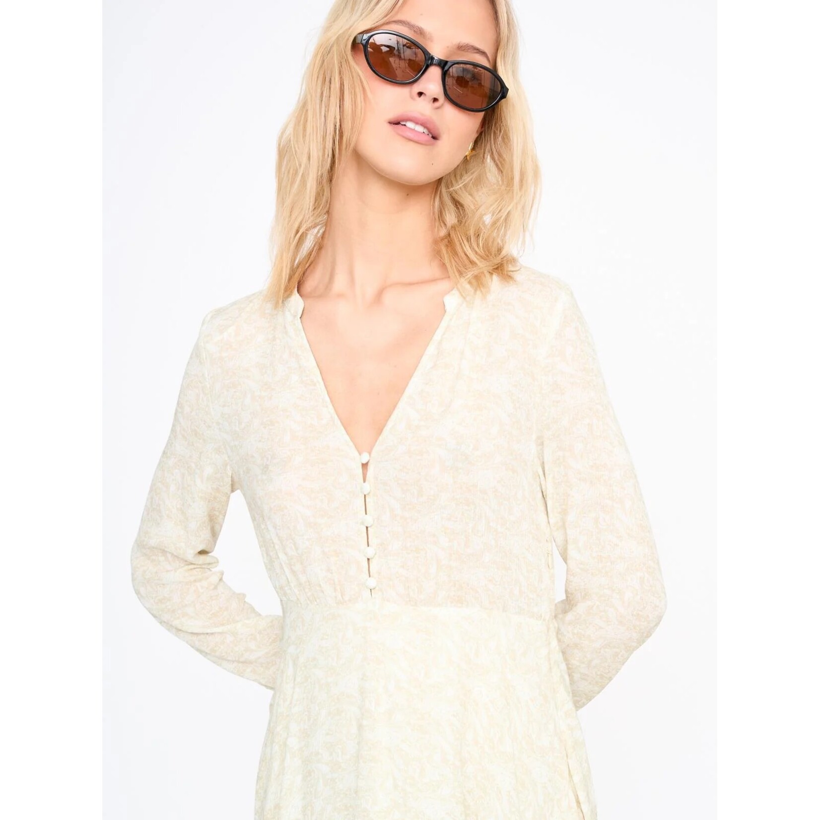 24Colours 24Colours jurk Lois groen