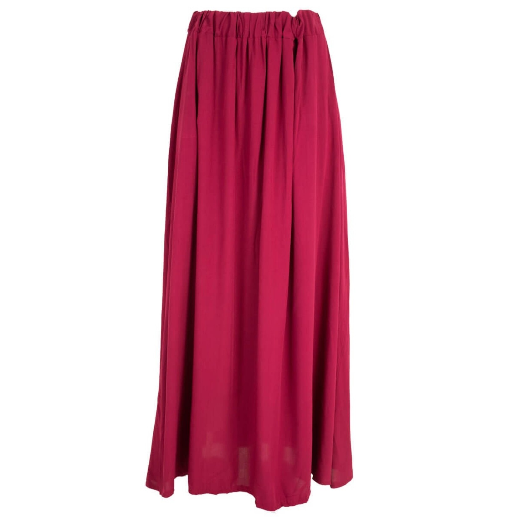 Maxi rok Nadine bordeaux rood