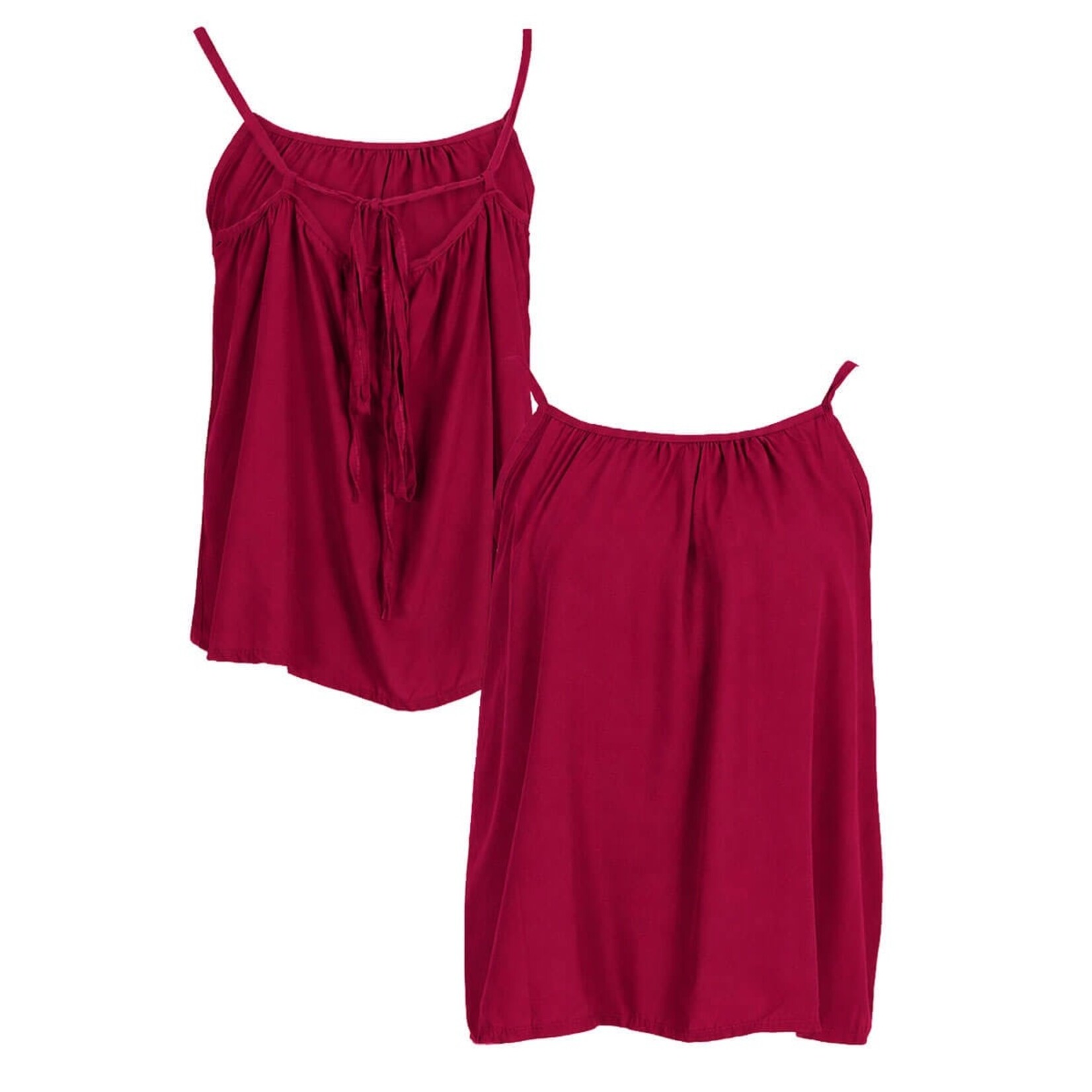 Top Nadine bordeaux rood