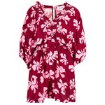 Jumpsuit flower bordeaux
