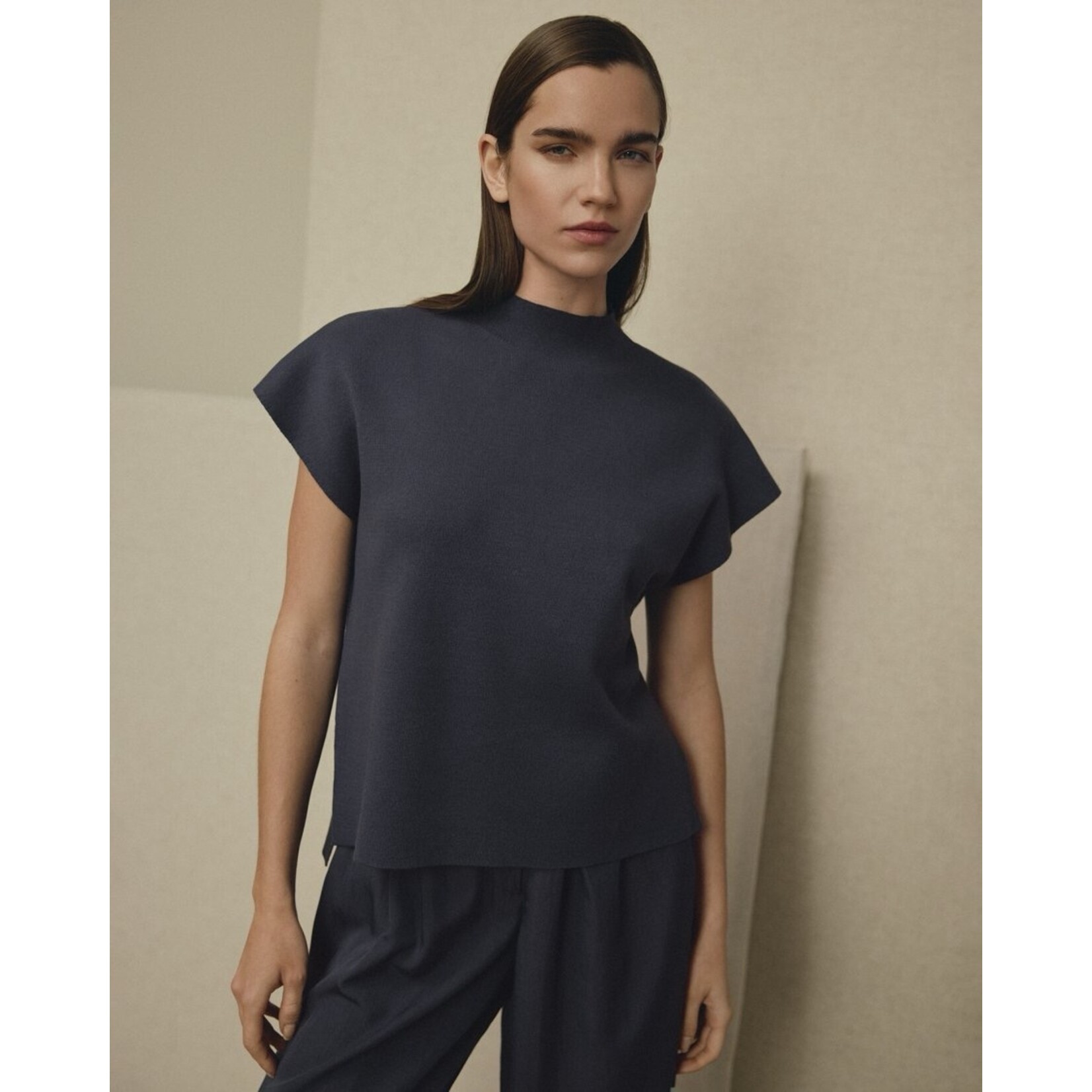 Moss Copenhagen MSCH Arisha Thamira top blauw