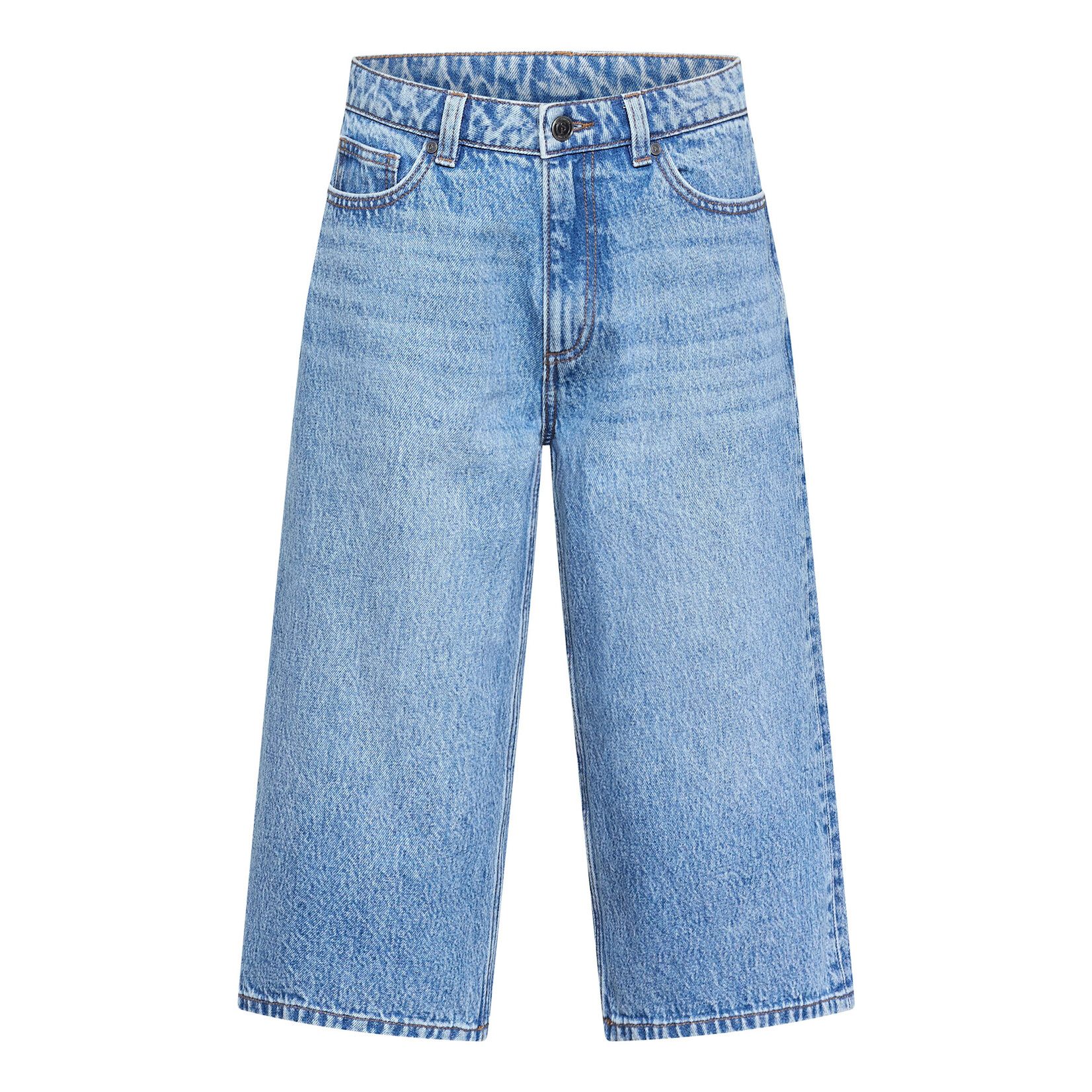 Sisters Point olina denim short med blue