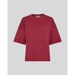 Moss Copenhagen Leana t-shirt Bordeaux rood