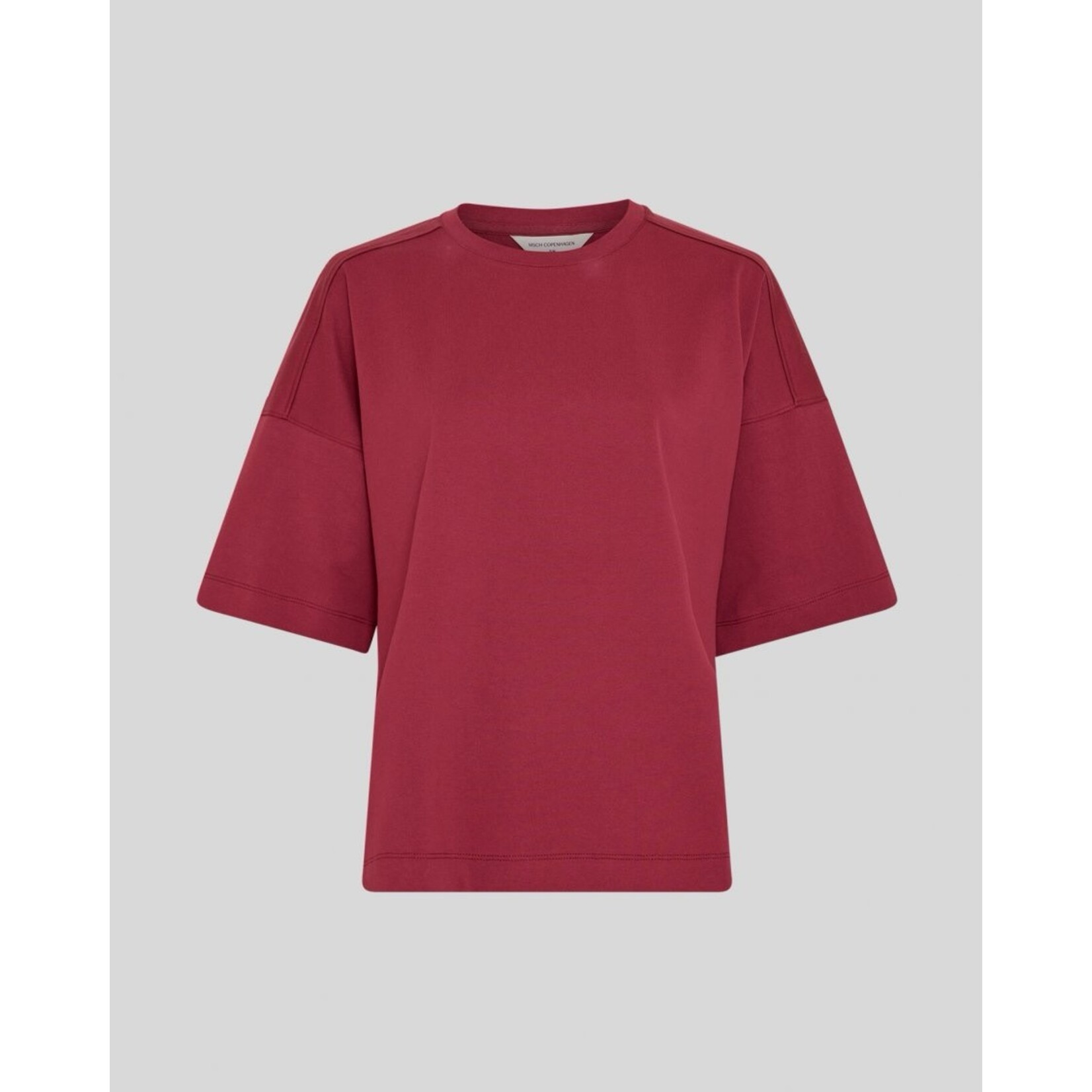 Moss Copenhagen Leana t-shirt Bordeaux rood