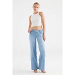 C.O.J. COJ jeans Carlotta wijd licht blauw