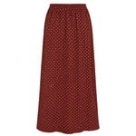 Maxi rok dot Lisa bordeaux