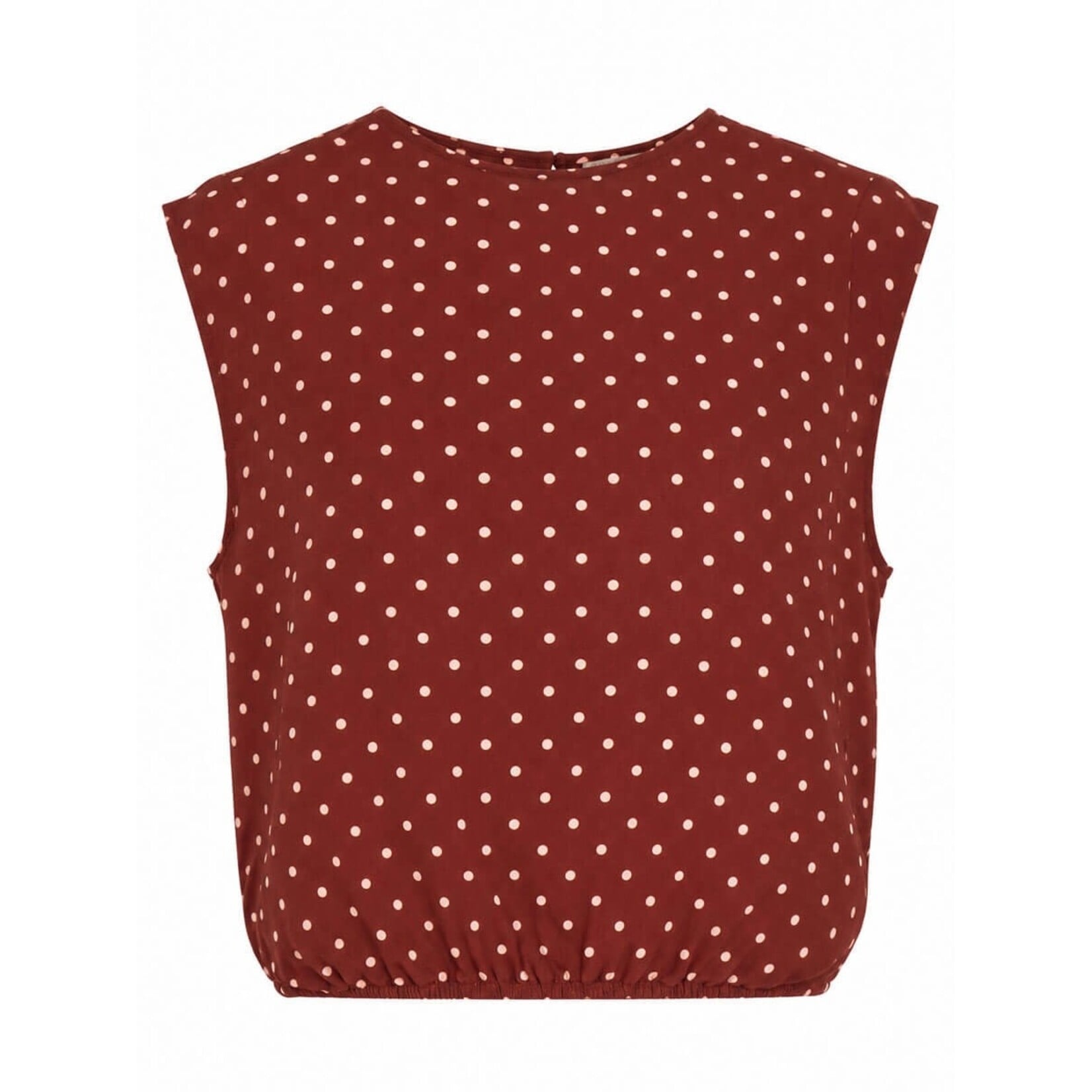 Top dot Lisa bordeaux rood