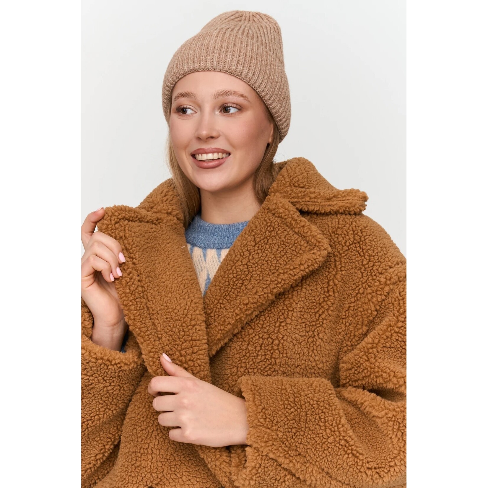 24Colours 24Colours teddy jas Maan camel