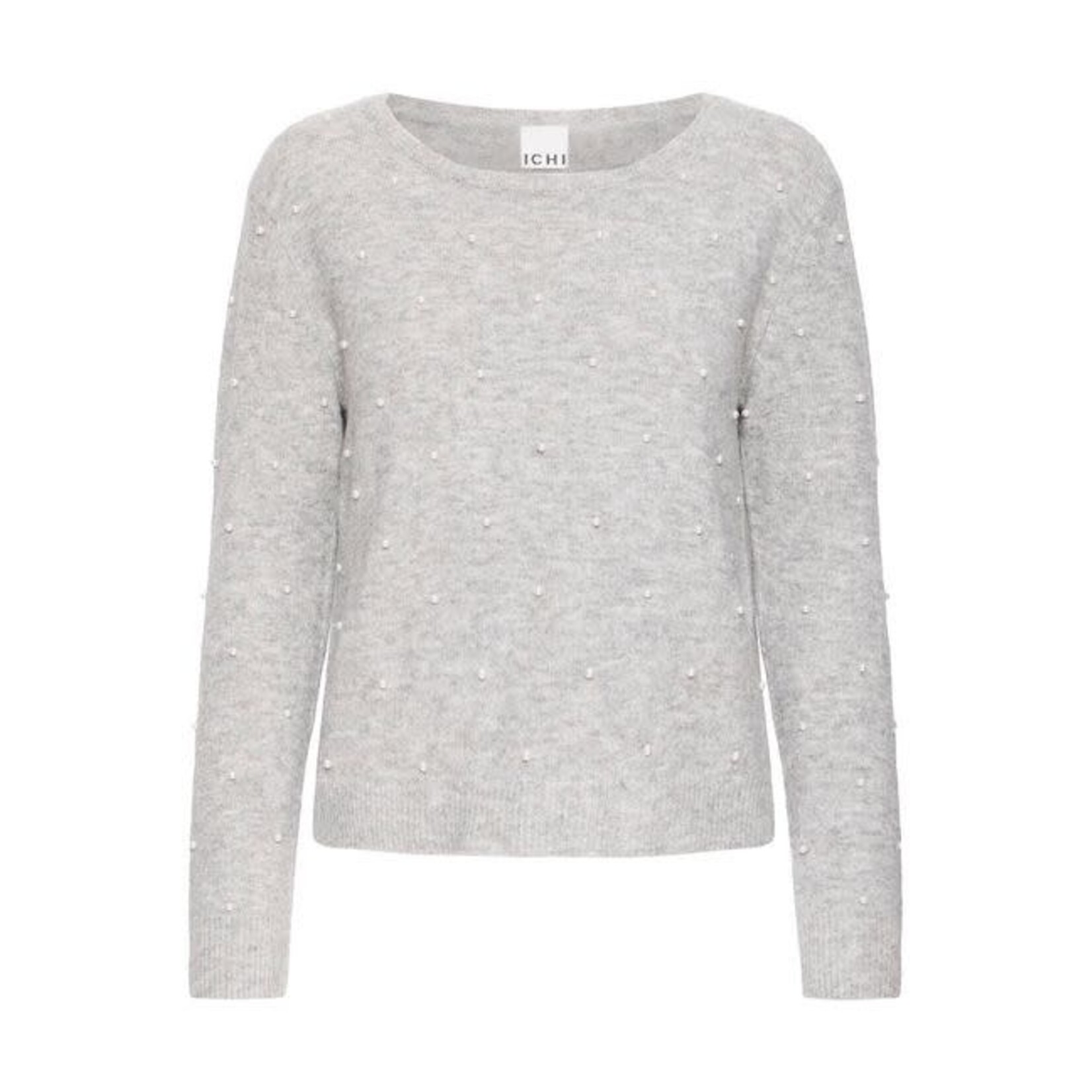 ICHI Macon sweater grijs